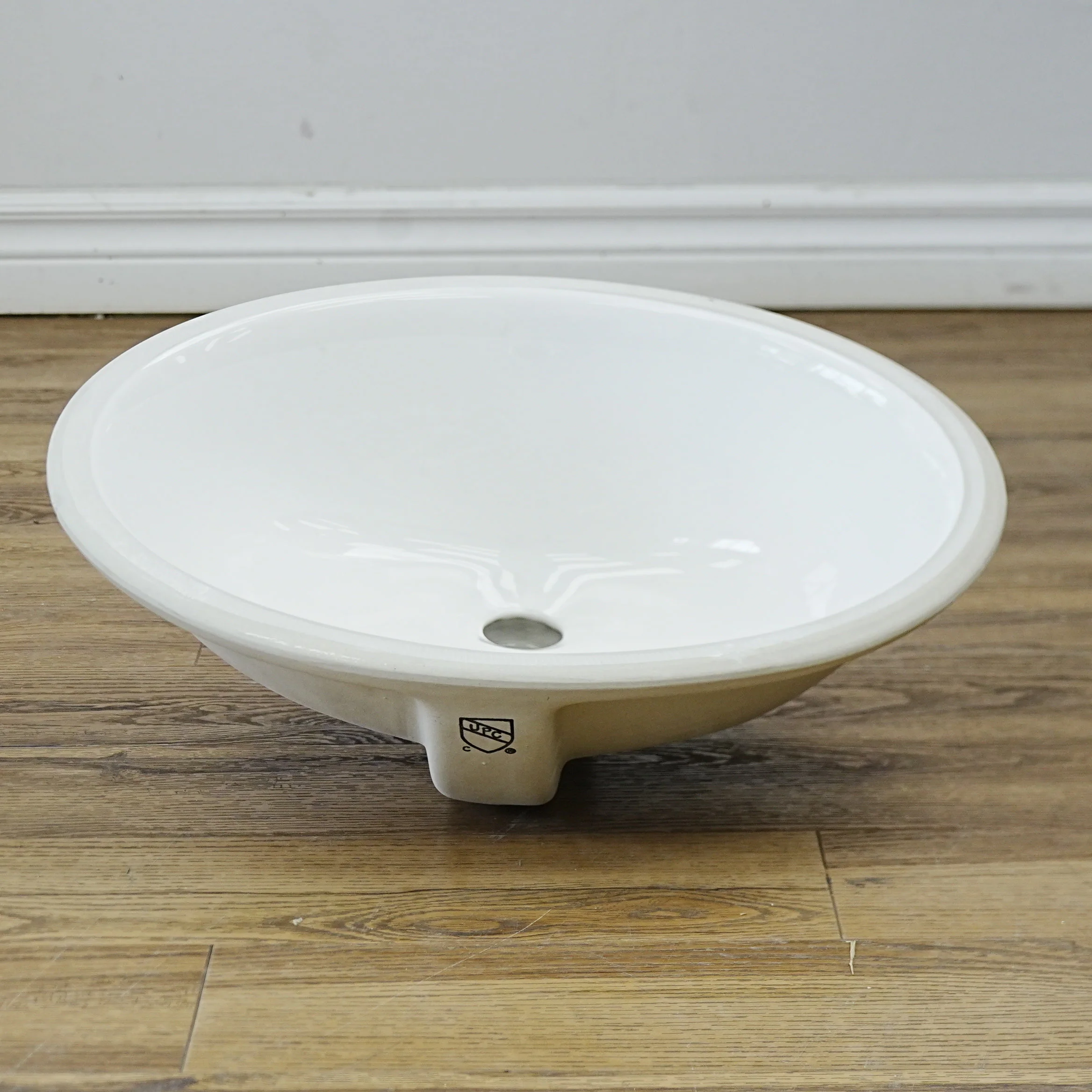 18x15-nch – White Ceramic Drop‑In Bathroom Sink – Gloss Finish - Image 4