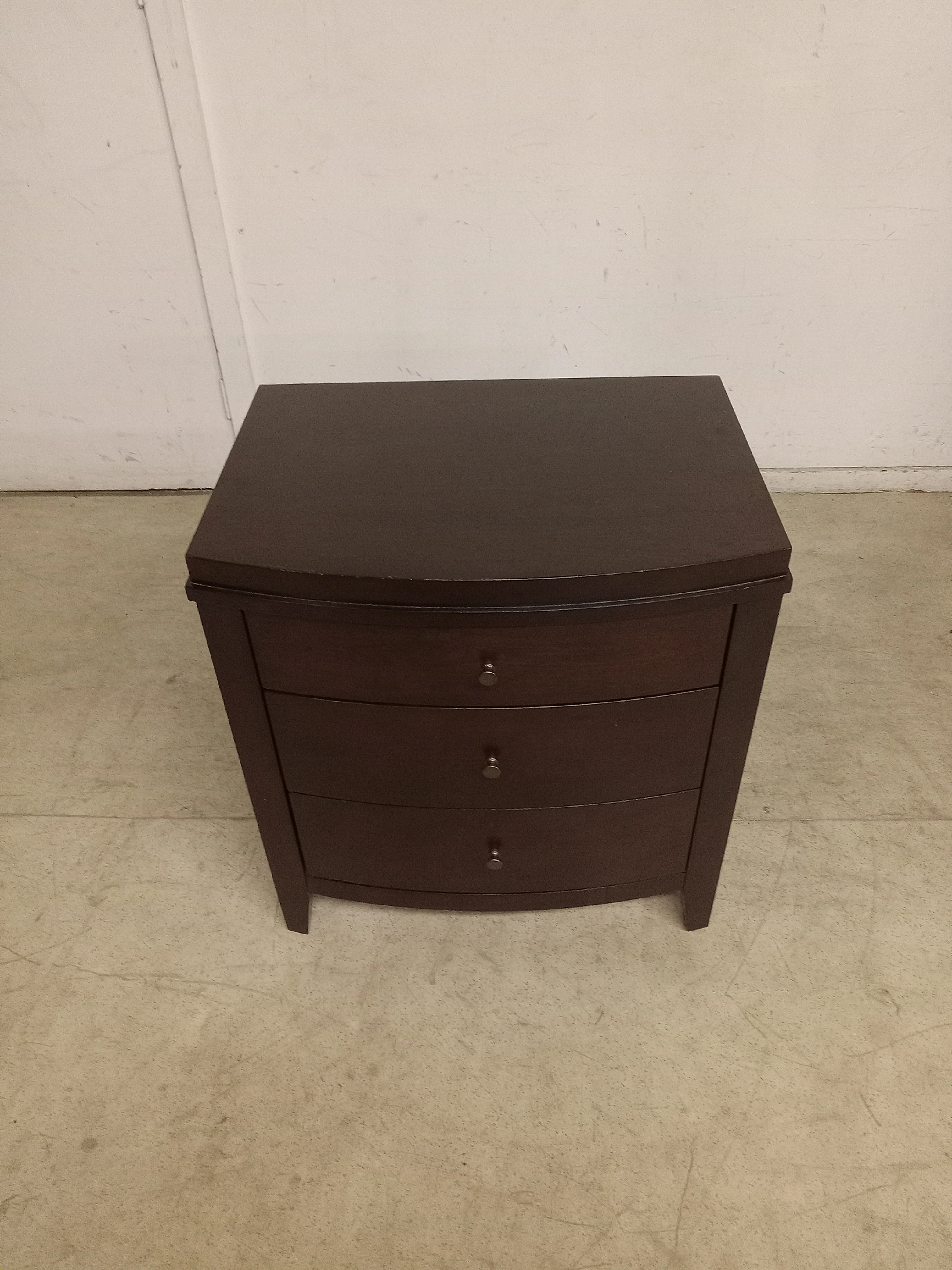 24"W Crate & Barrel 3 Drawer Nightstand
