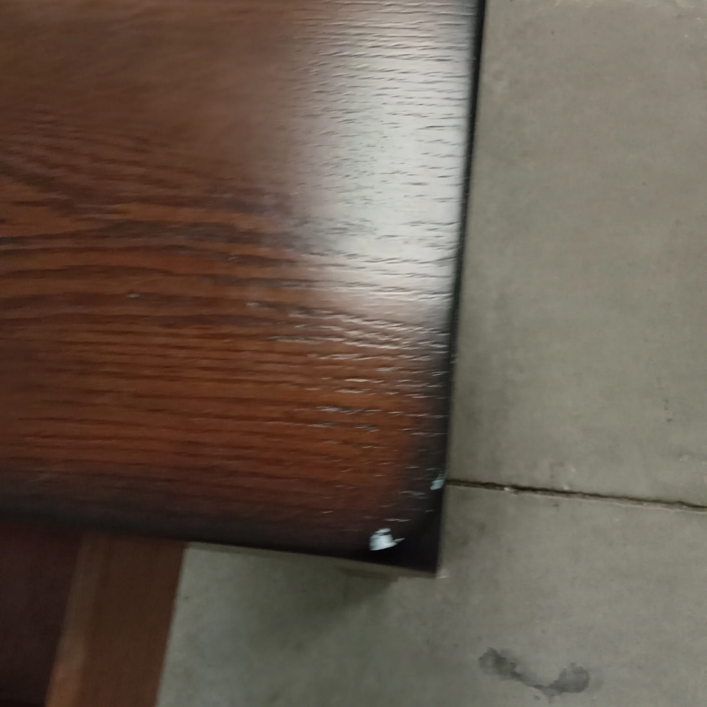 27"W Rustic Side Table with Two Drawers - Image 3