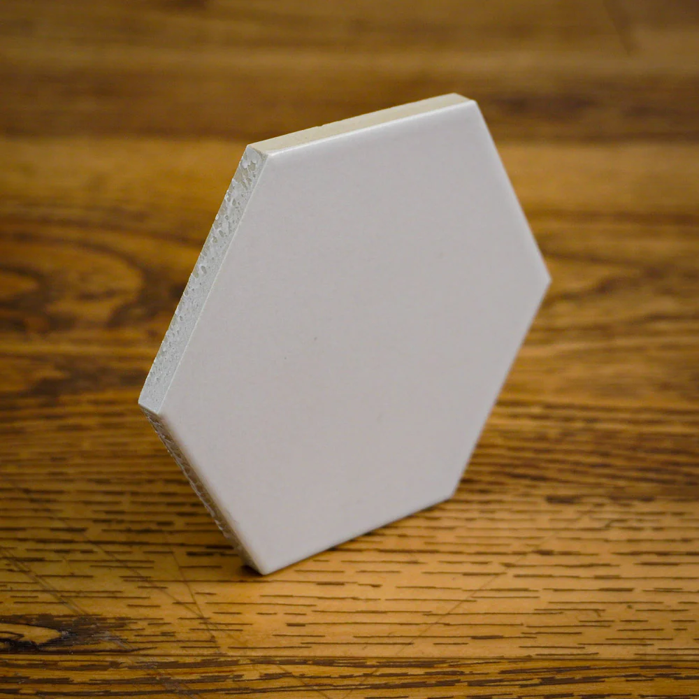 4x4.5-Inch Matte Light Grey Hex Porcelain Tile – 50 pcs box covers 6.25 sq ft - Image 8