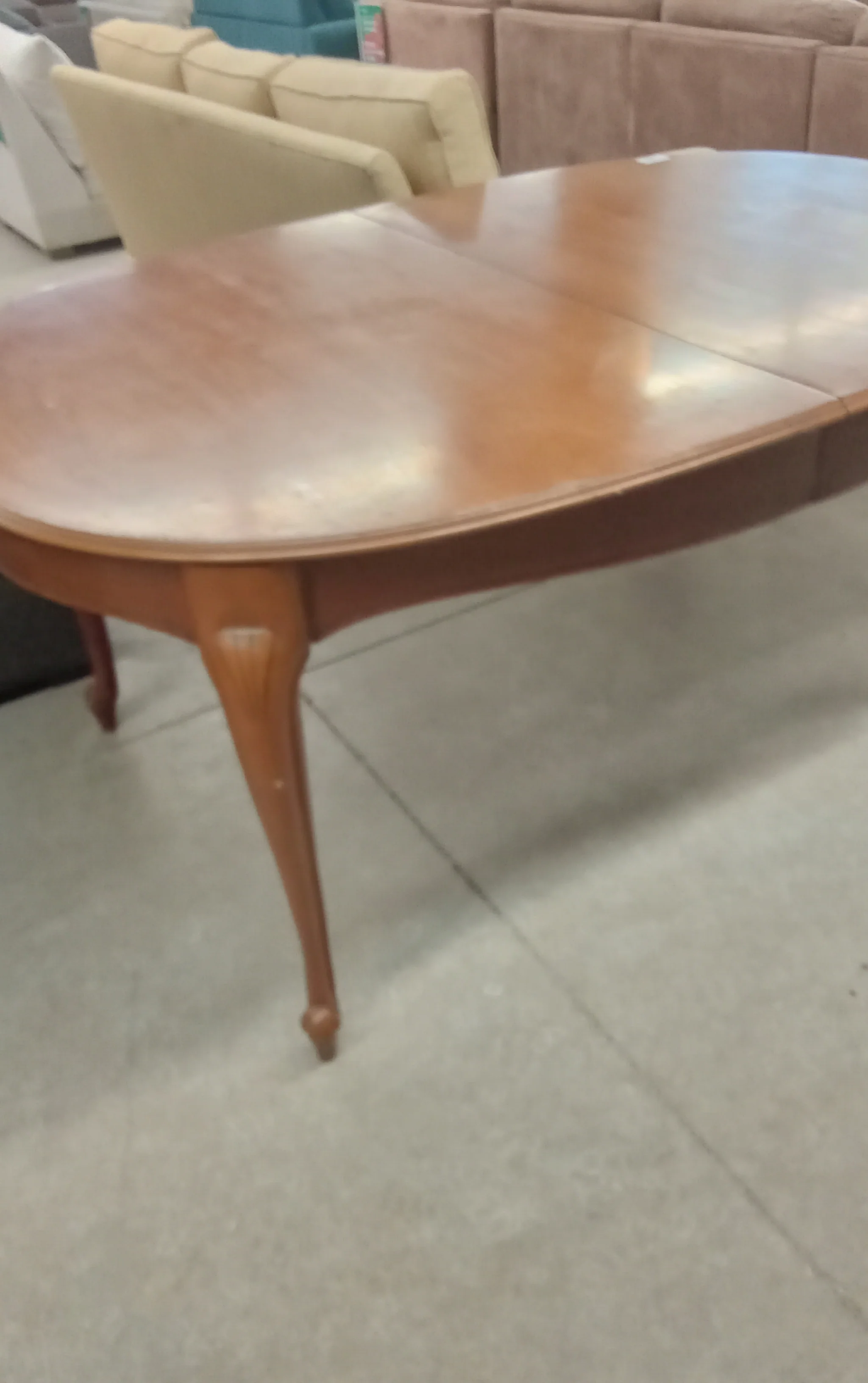 65"W Wood Dining Table - Image 2