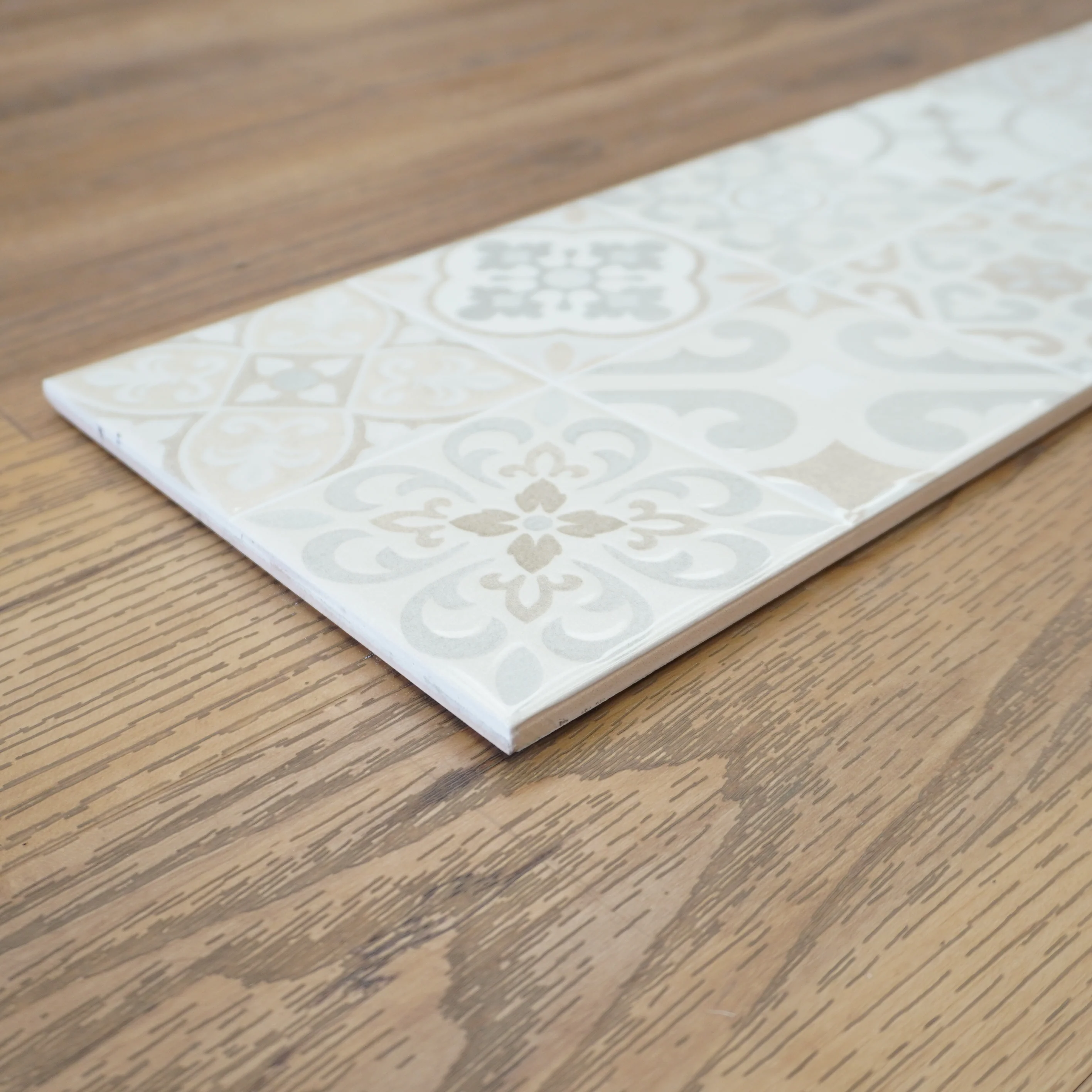 8x24-inch Grisha Backlash Ceramic Tiles in Gold Decor - 12 sq. ft. (9 pcs) - Image 3