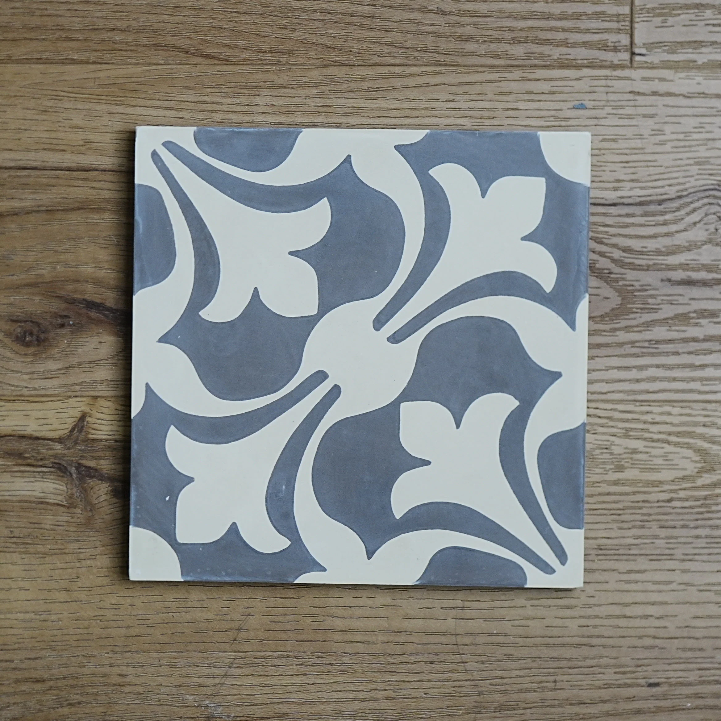 8x8-Inch A201 Cement Tile, Warm Floral Motif – 13 pcs box covers 5.78 sq ft