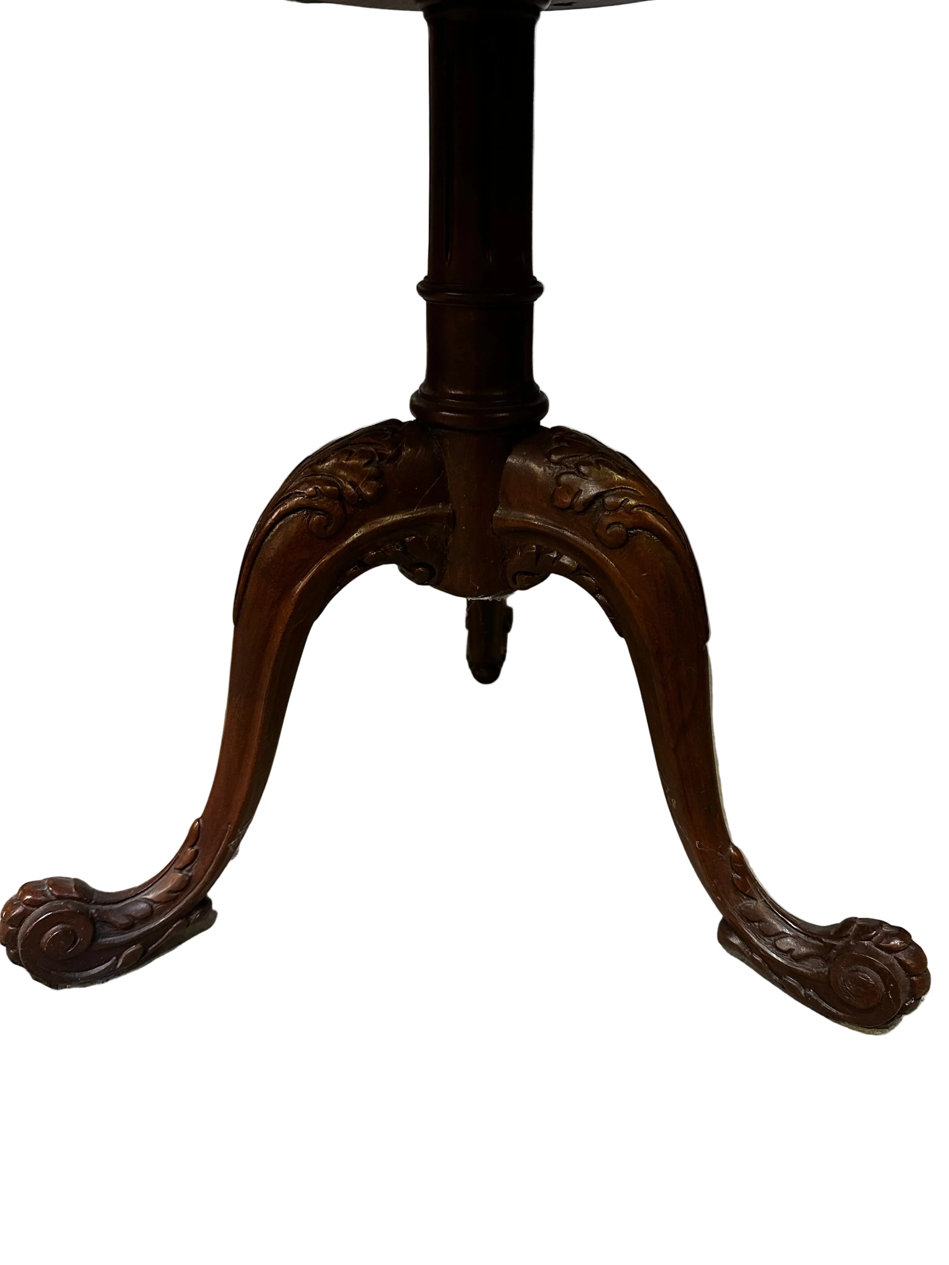 Antique Two-tiered "pie crust" Tea Table - Image 4