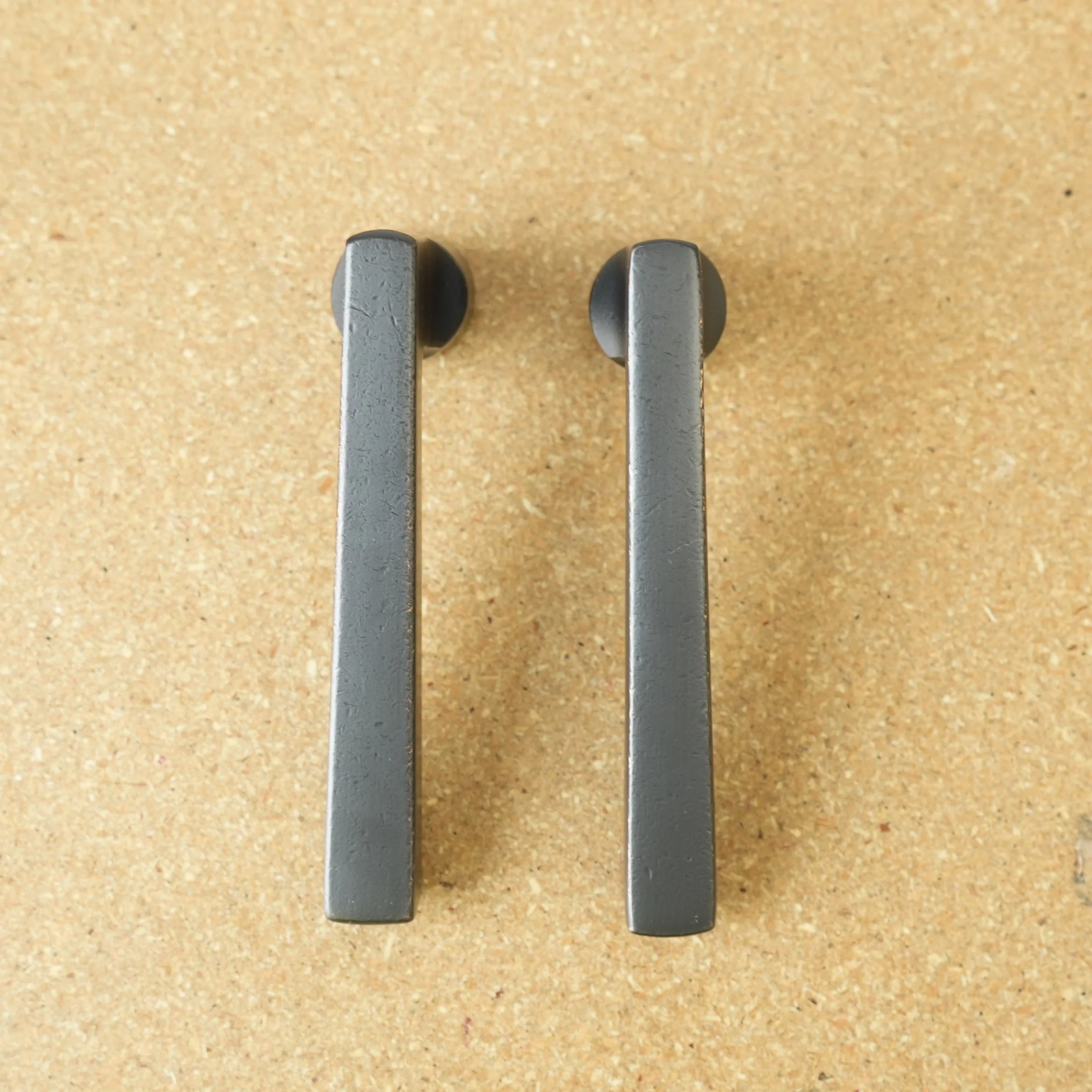 Baldwin Reserve Dark Bronze Taper Lever & Rustic Square Rose- Passage - Image 6