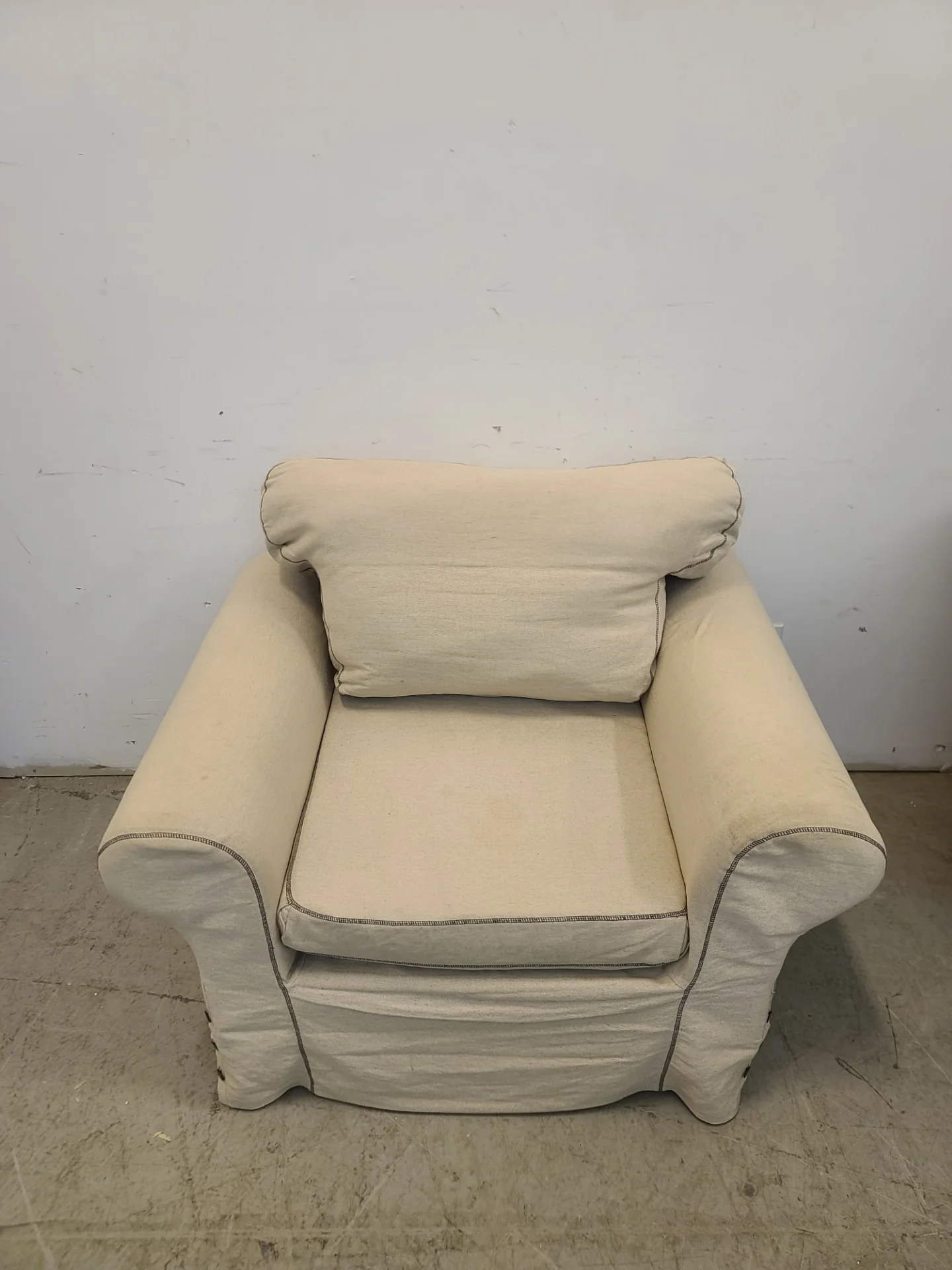 Beige Ikea Armchair - Image 2