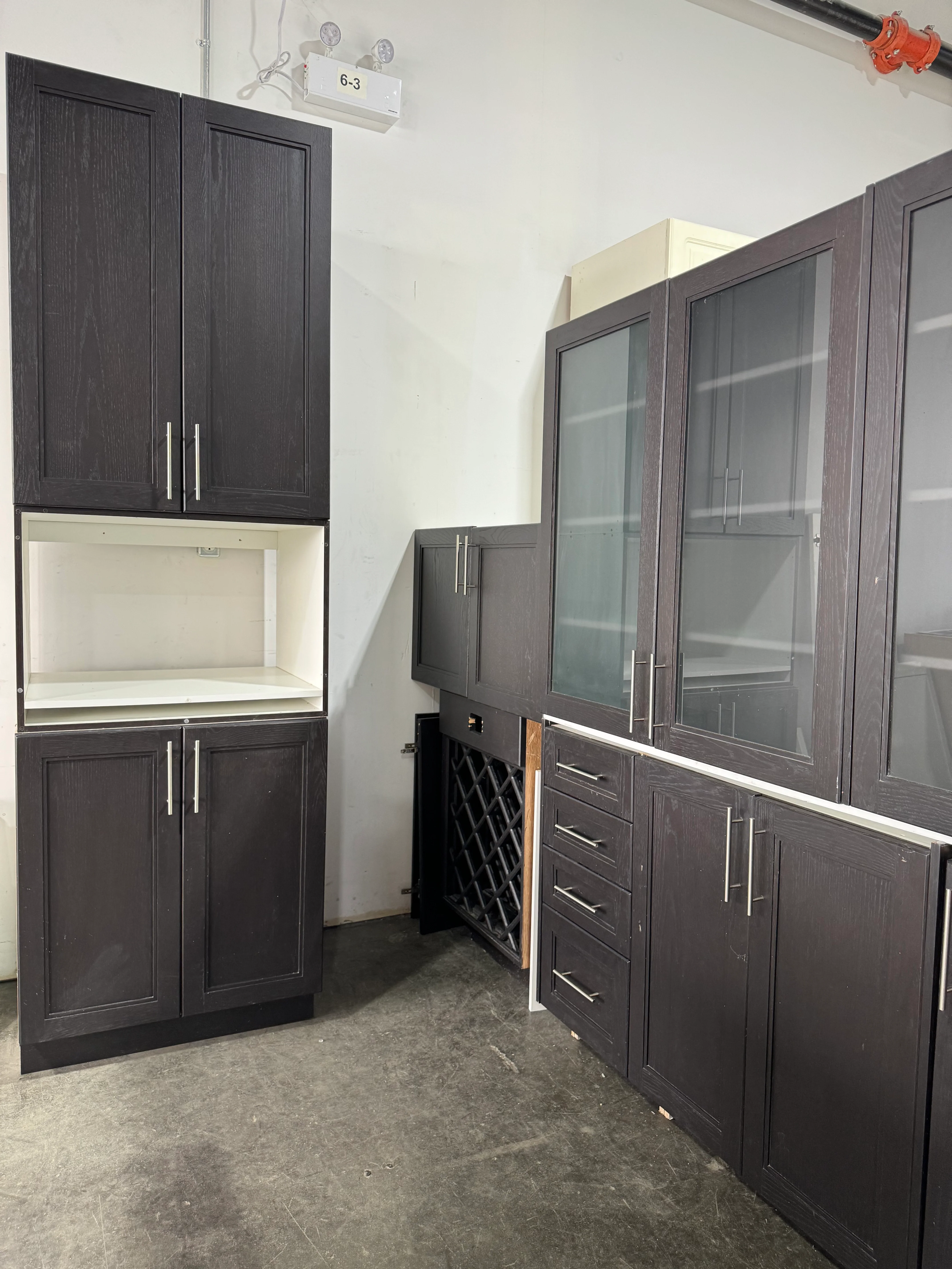 Black Kitchen Cabinet Set - Image 3