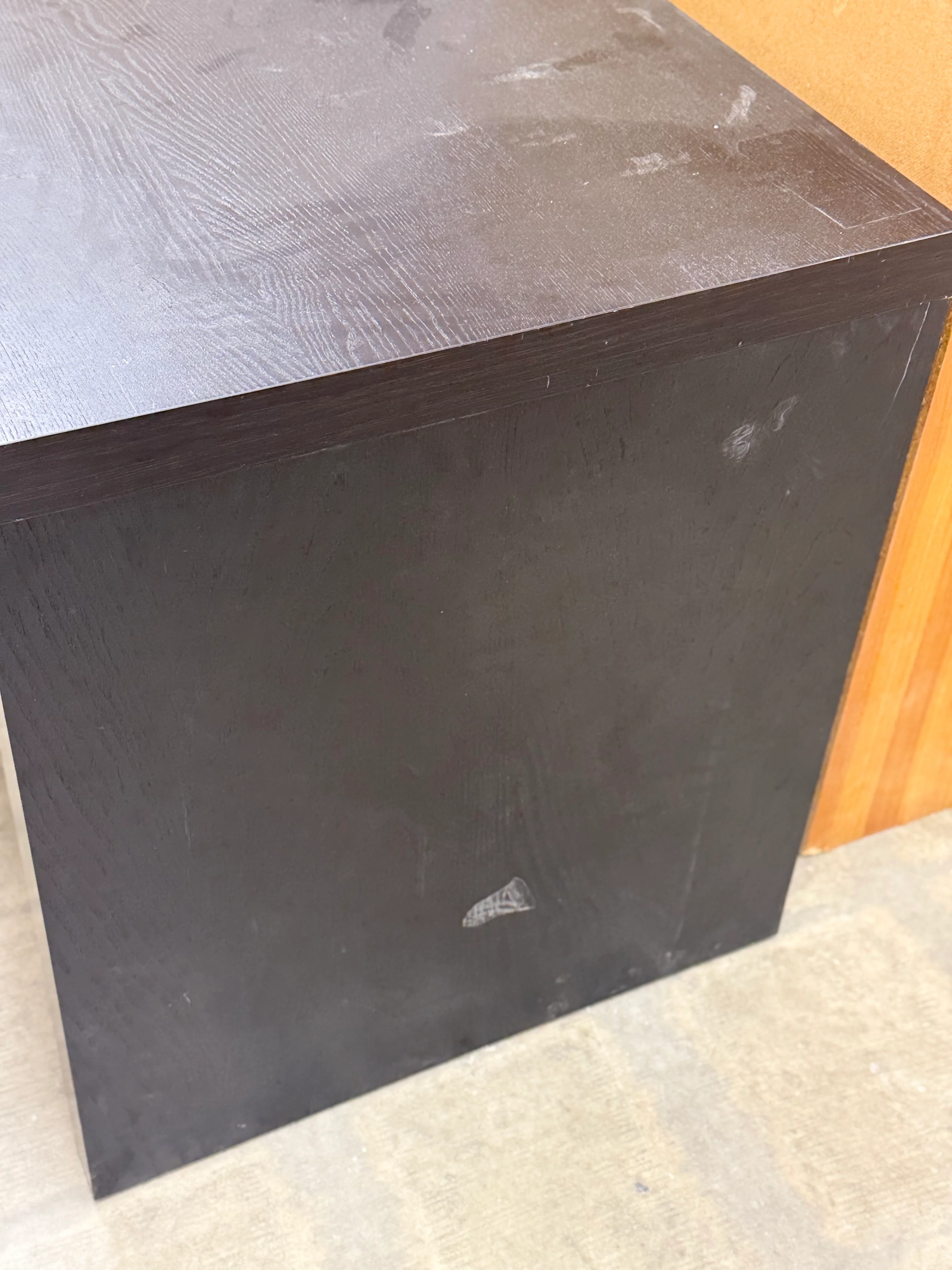 Black Solid Wood Office Desk - Image 3