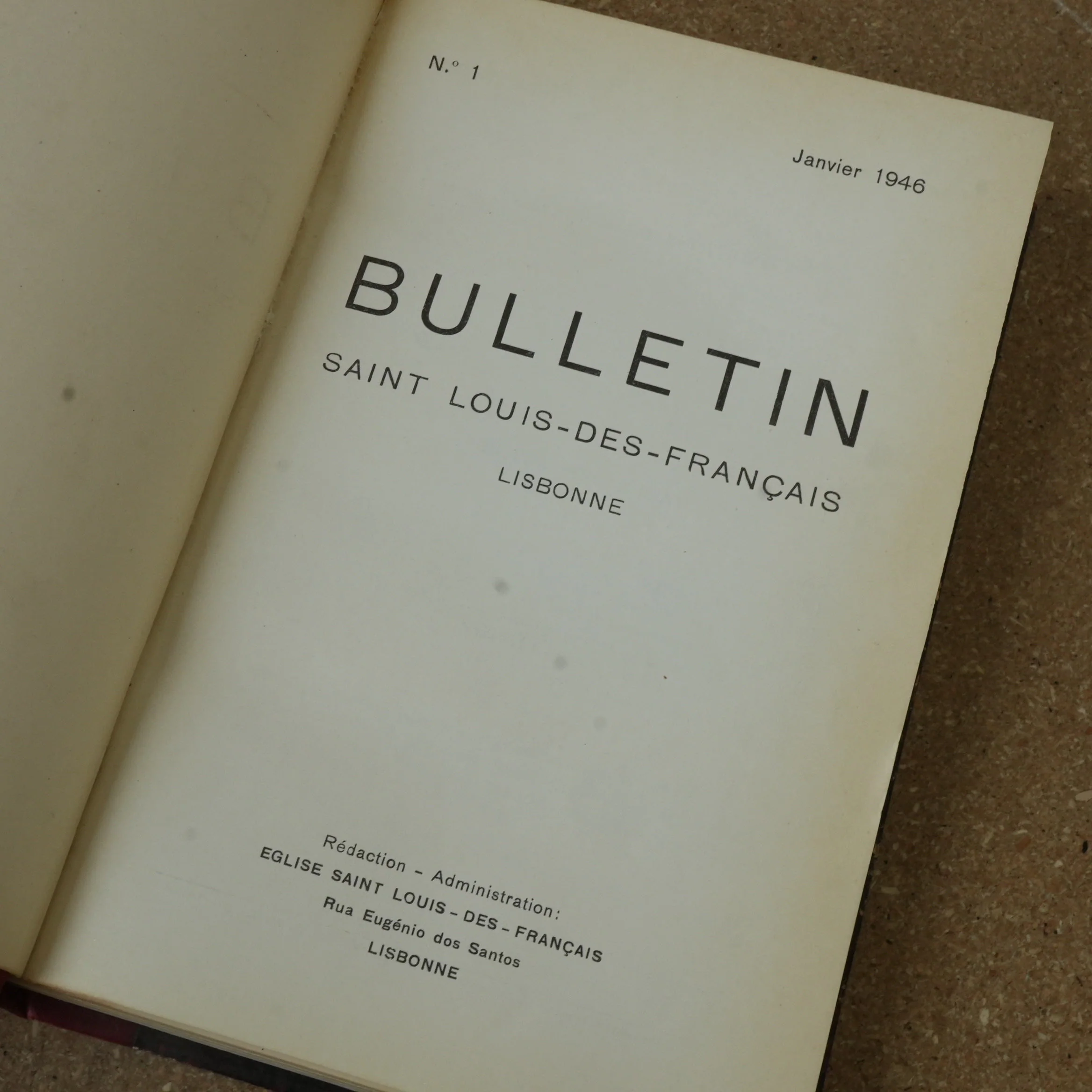 Bulletin Saint Louis Des Francais - Jan 1946 No. 1 - Image 5