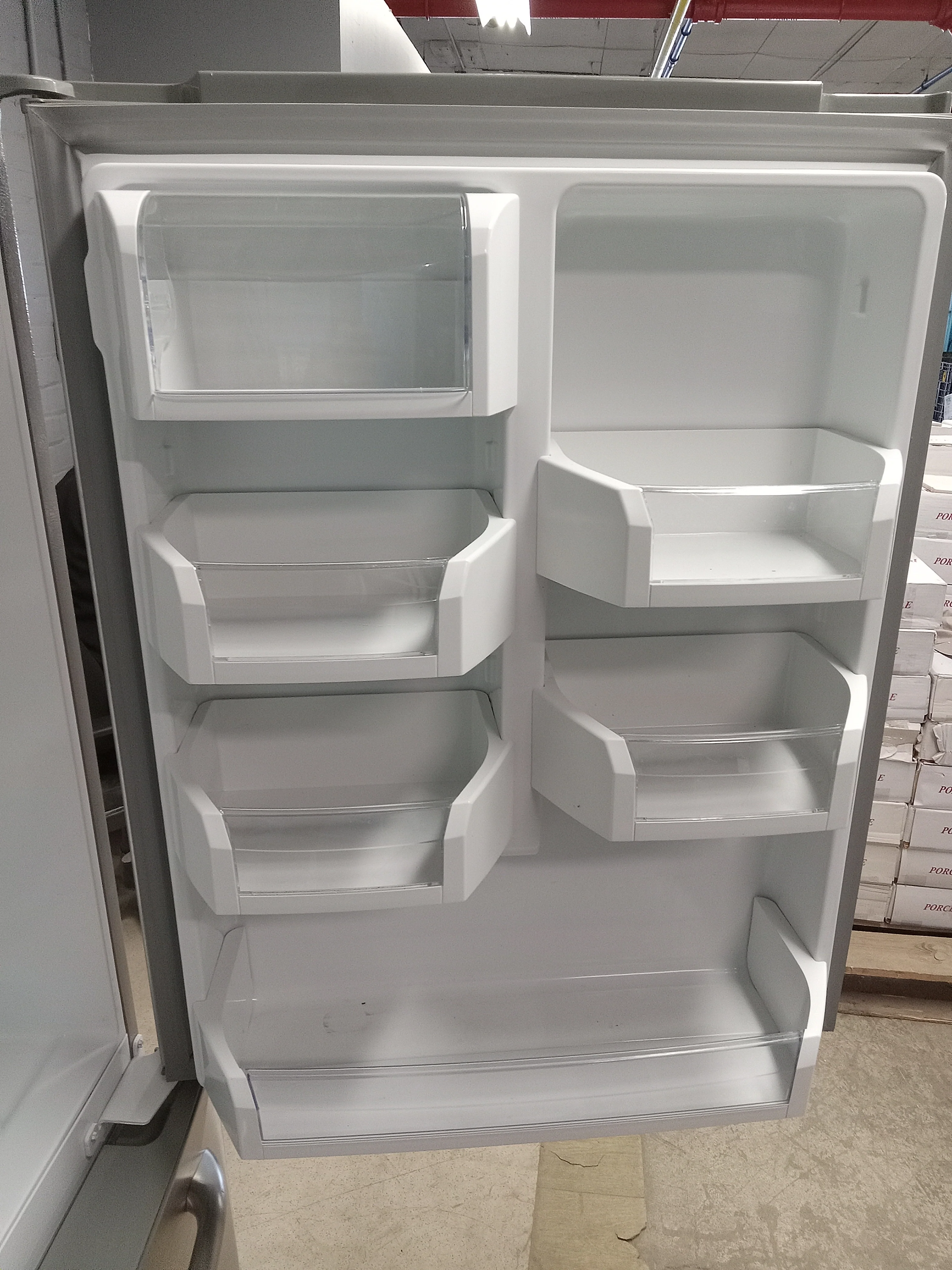 30"W General Electric Stainless Steel Refrigerator - Image 6