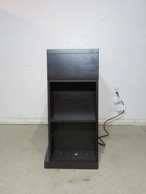 Dark Mantel with Electric Fireplace - Image 6