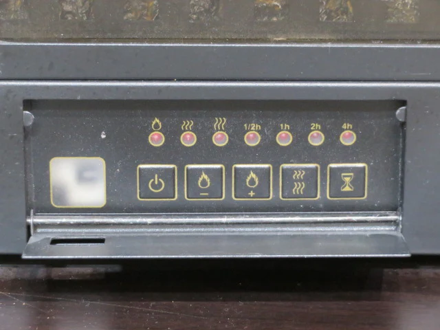 Dark Mantel with Electric Fireplace - Image 8