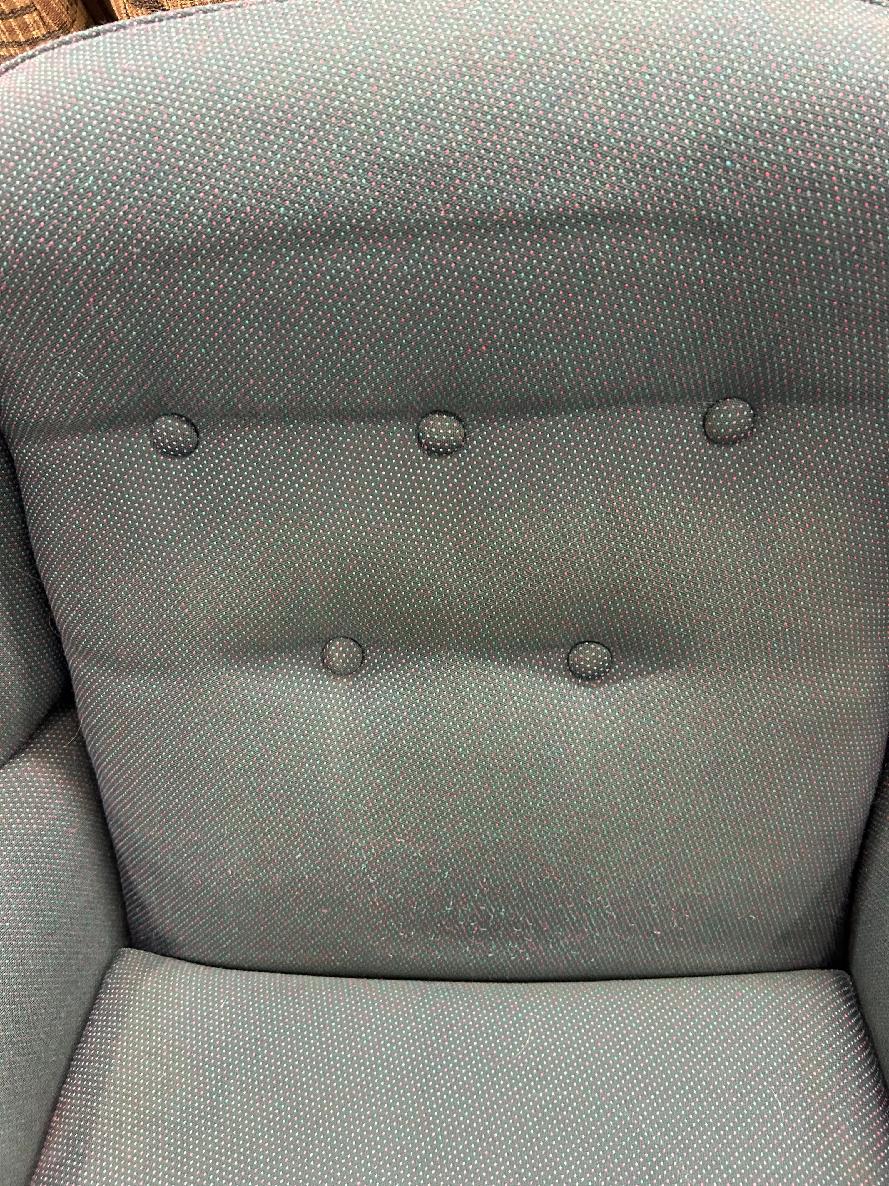 Deep Blue Traditional Wingback Armchair - Image 4