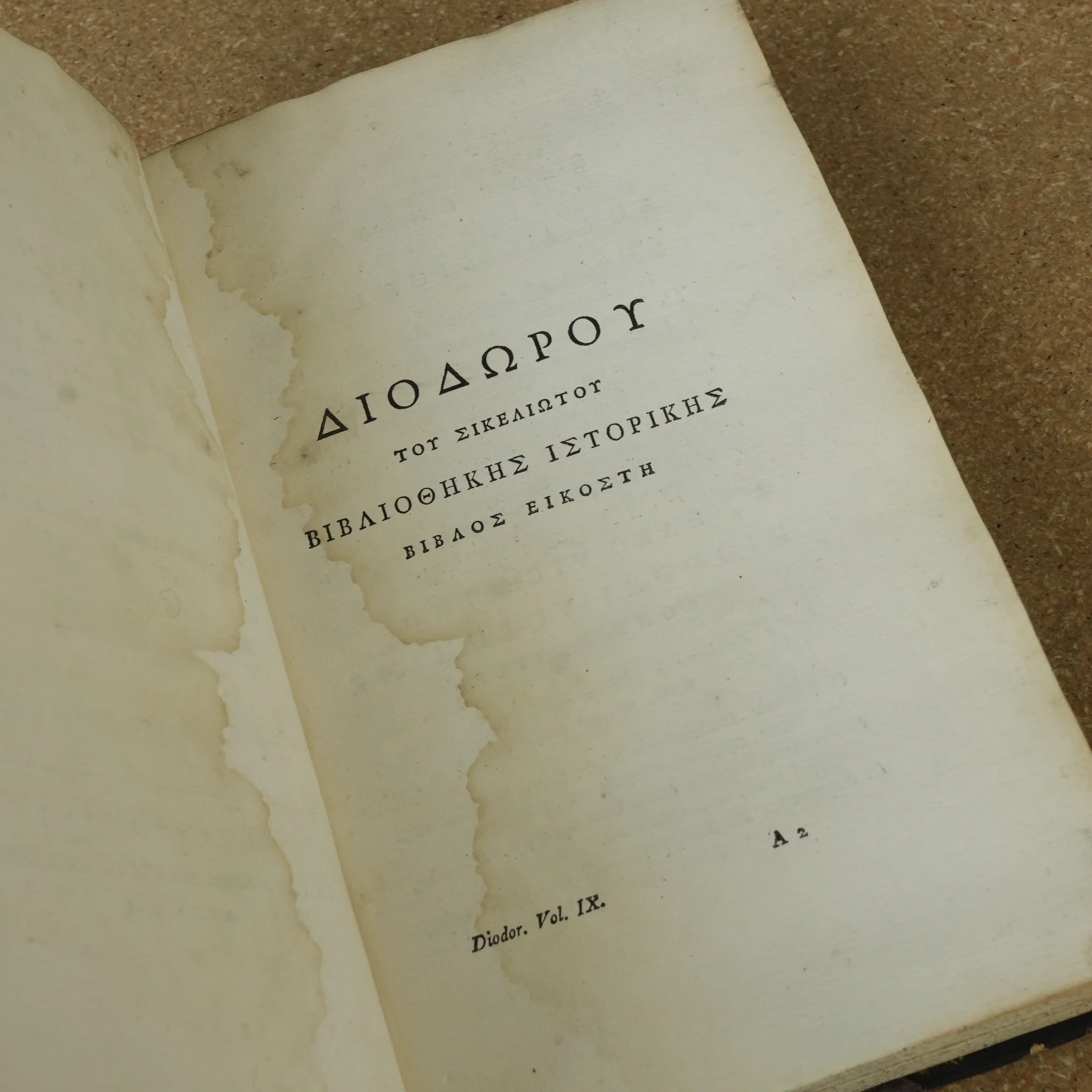 Bibliothecae Historicae by Diodorus Siculus Vol IX 1947 - Image 5
