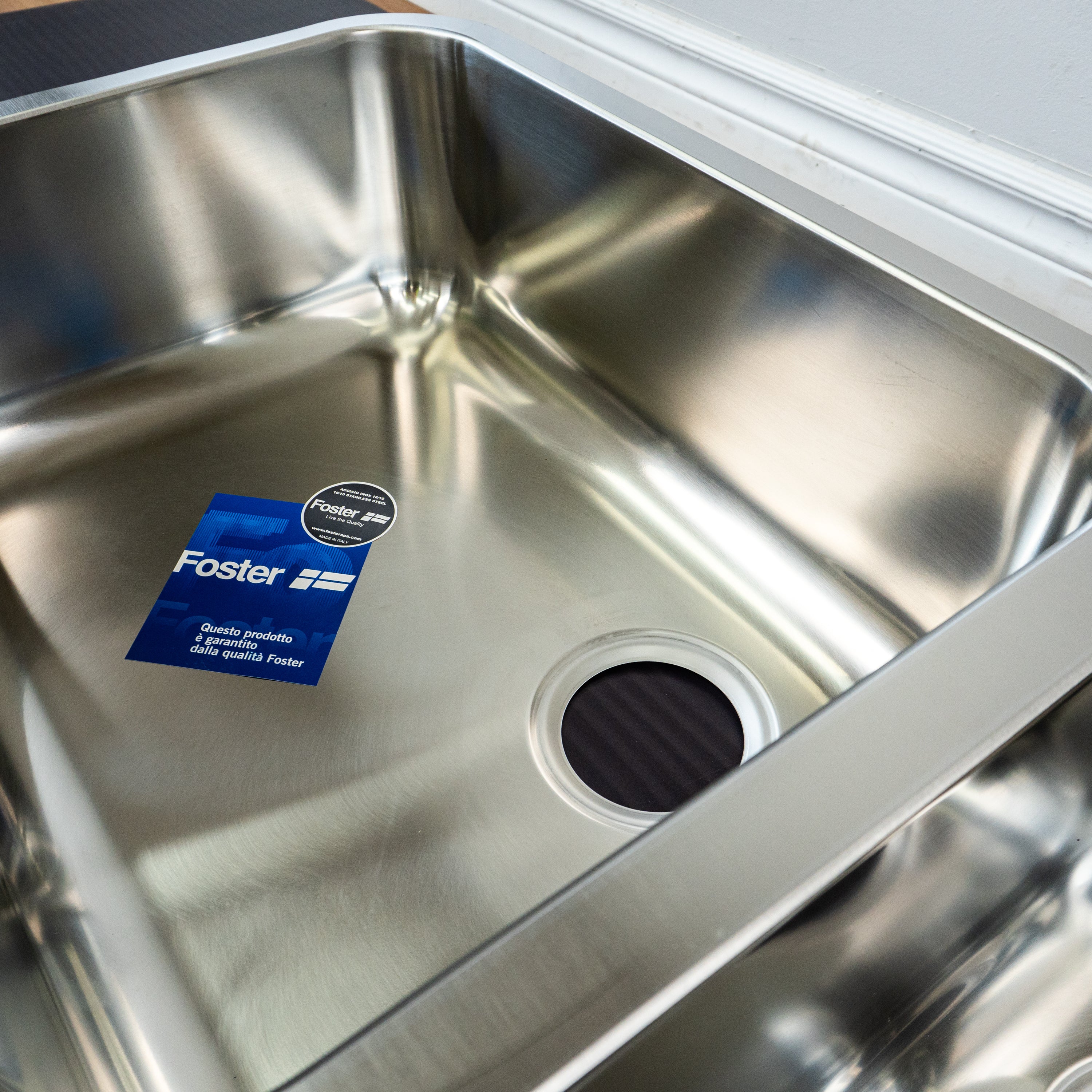 Foster Undermount Double Kitchen Sink - Stainless Steel - Image 6