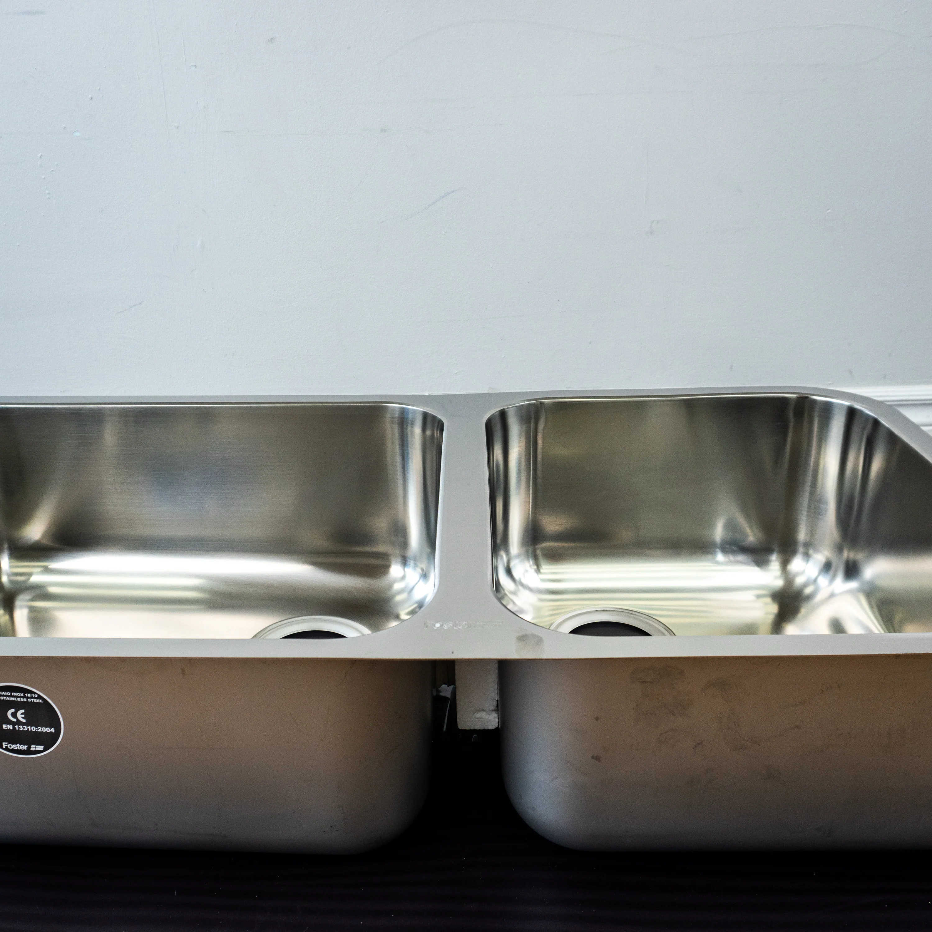 Foster Undermount Double Kitchen Sink - Stainless Steel - Image 7
