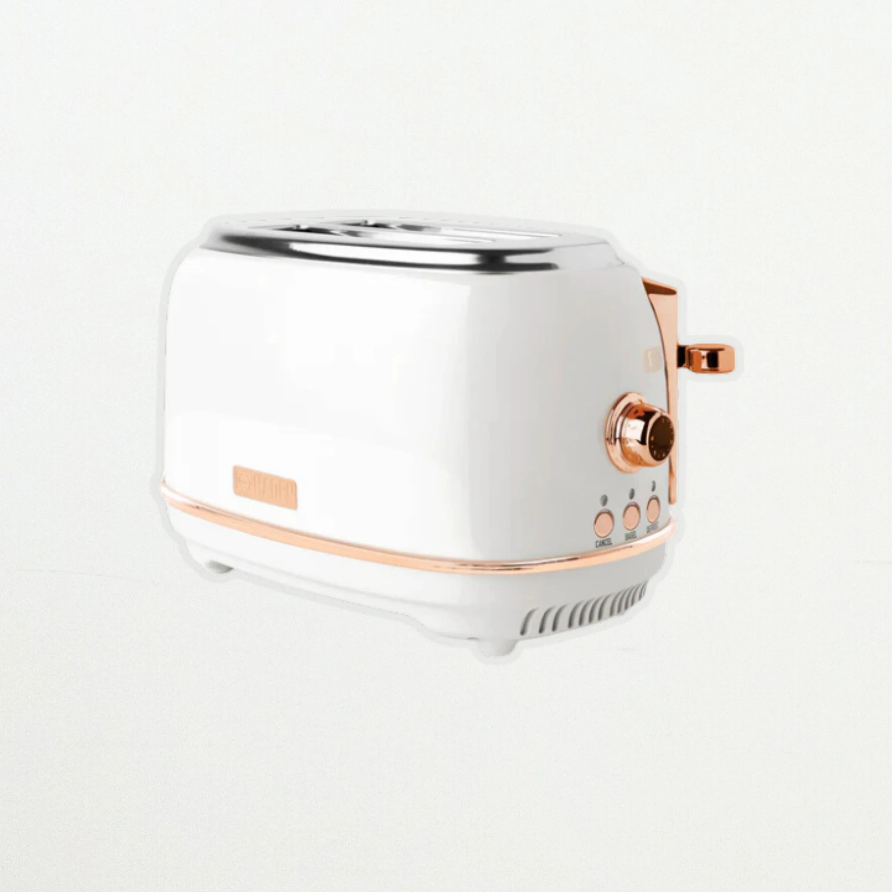 Haden Heritage 2-Slice Toaster-Ivory w/Copper