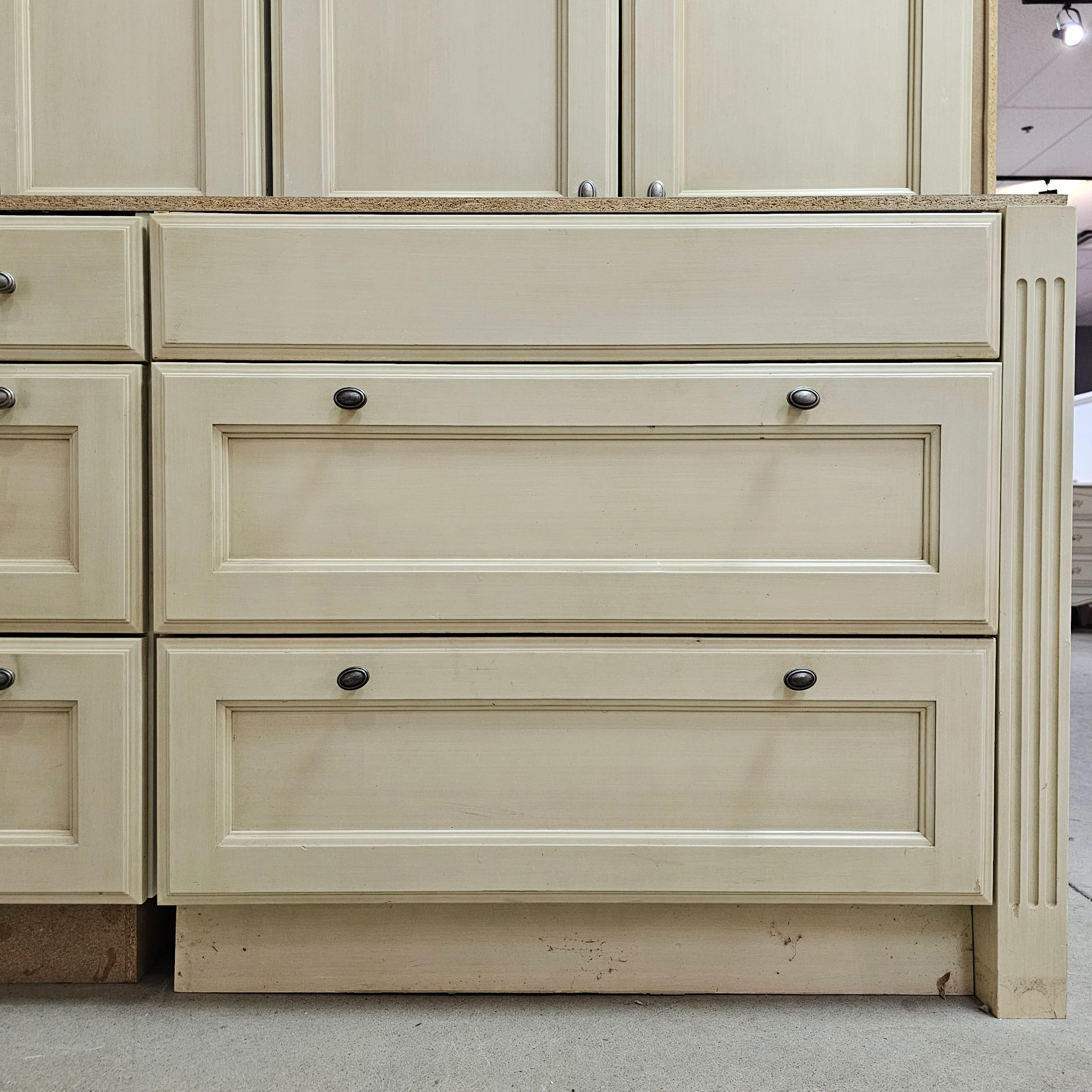 Inset Cream Colored Kitchen - Image 4