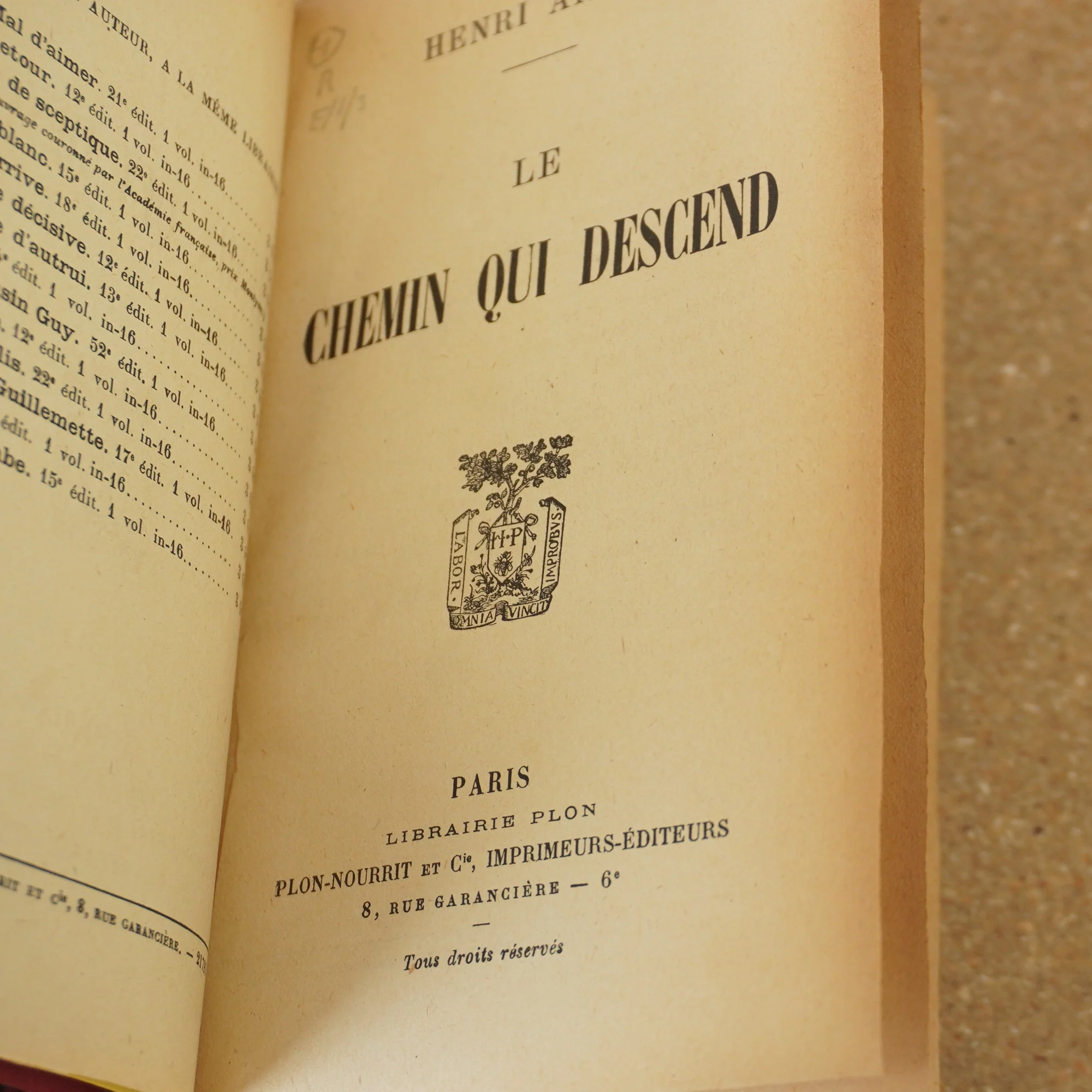 Le chemin qui descend by Henri Ardel 1916 - Image 3