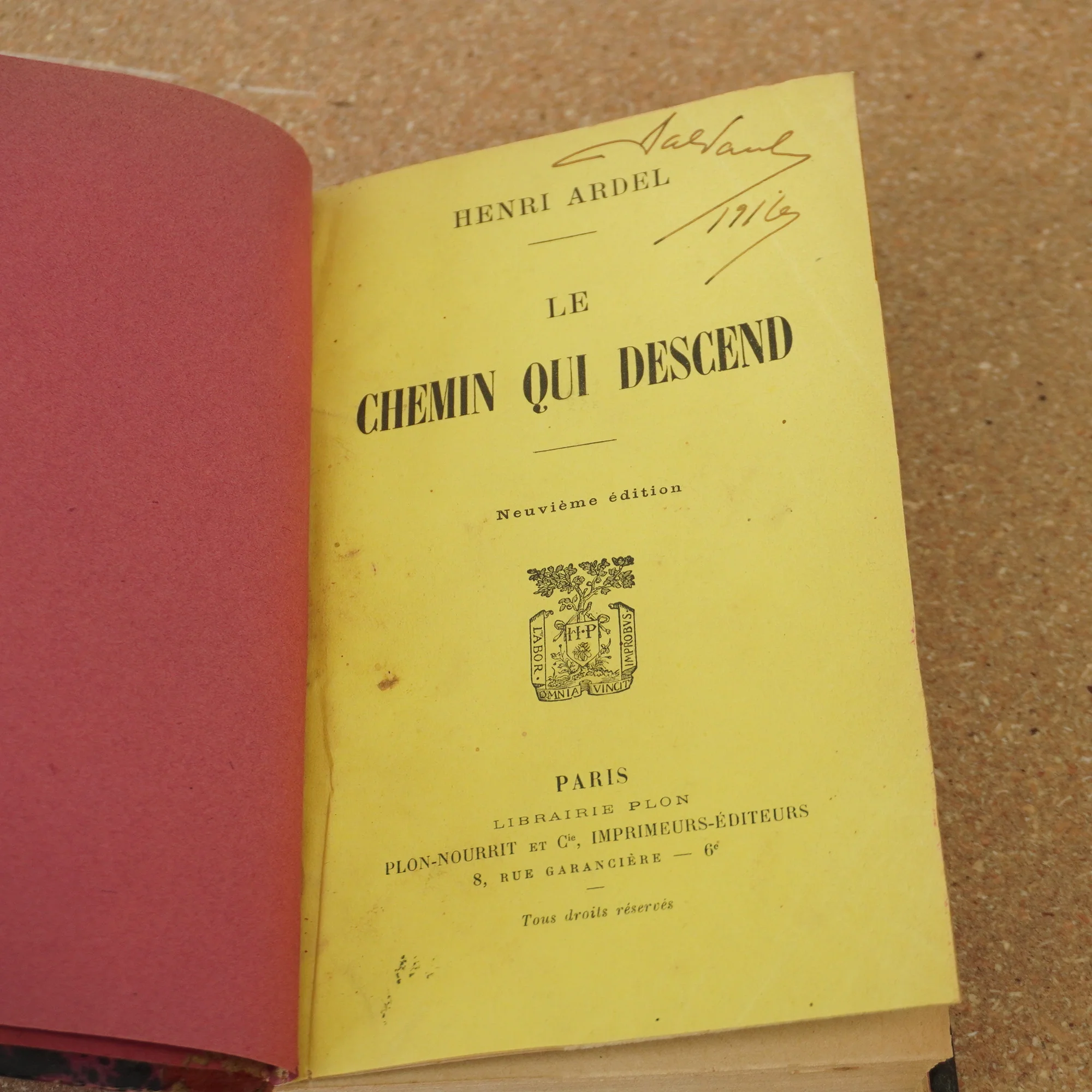 Le chemin qui descend by Henri Ardel 1916 - Image 4