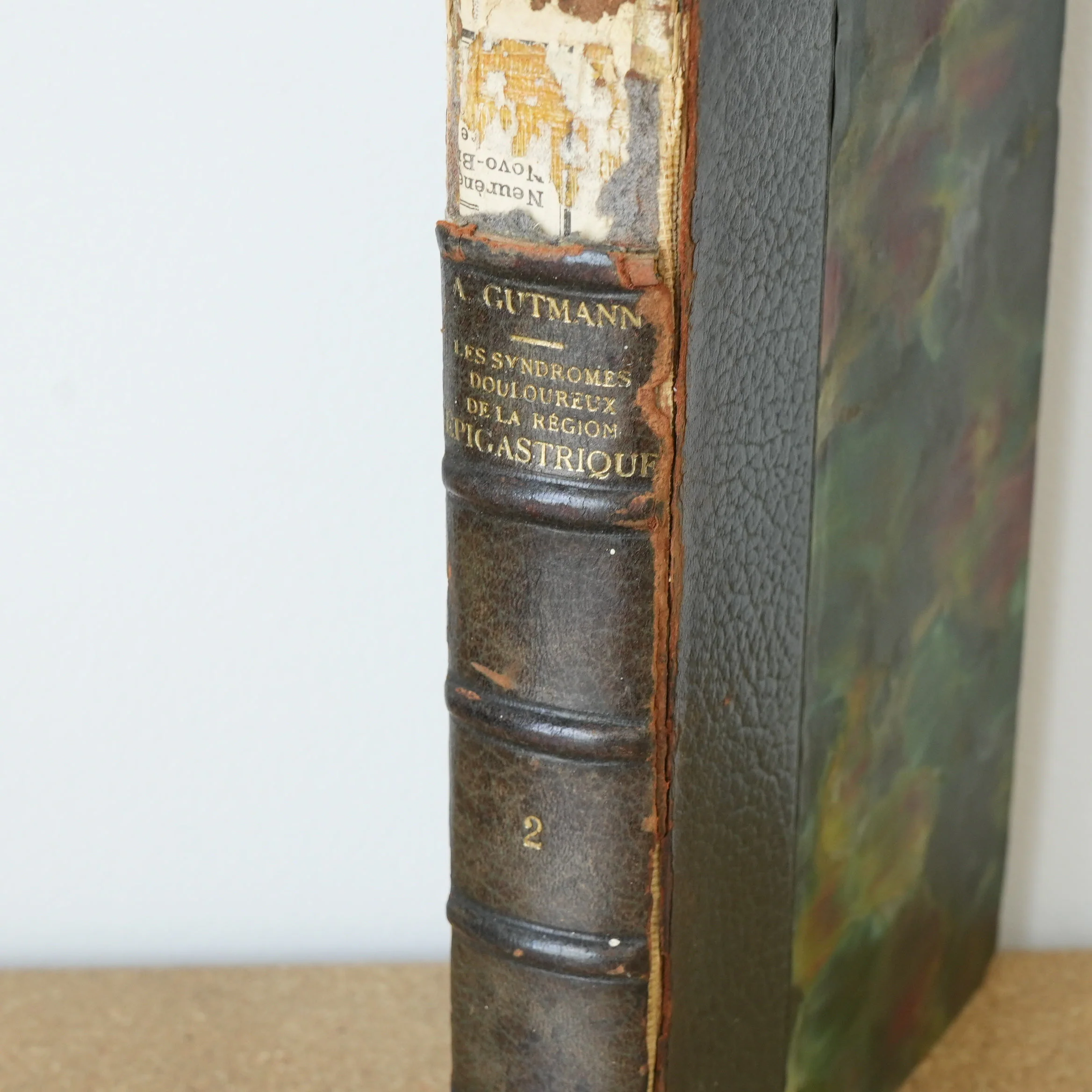 Les Syndromes Douloureux de la Region Epigastrique Vol 2 by Rene A Gutmann 1934 - Image 2