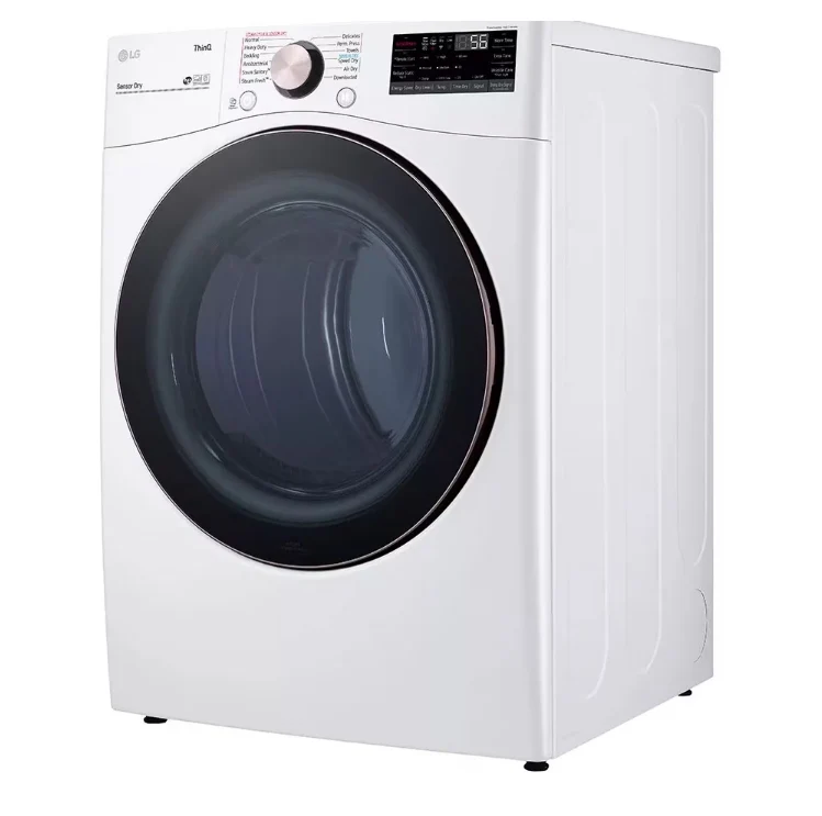 7.4 cu. ft. LG Gas Dryer (DLGX4001W) in White - Image 3
