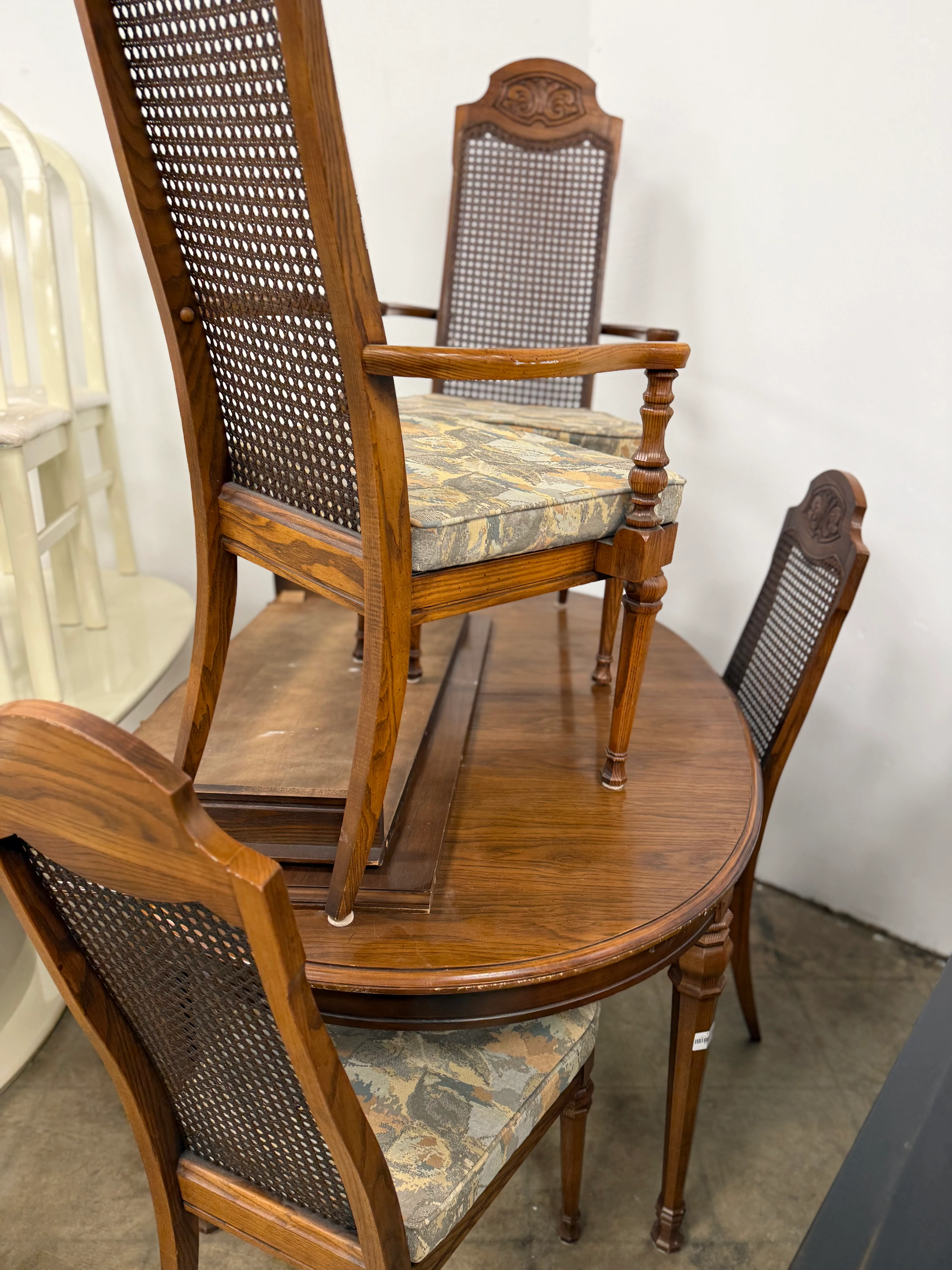 Light Coffee Brown Dining Set