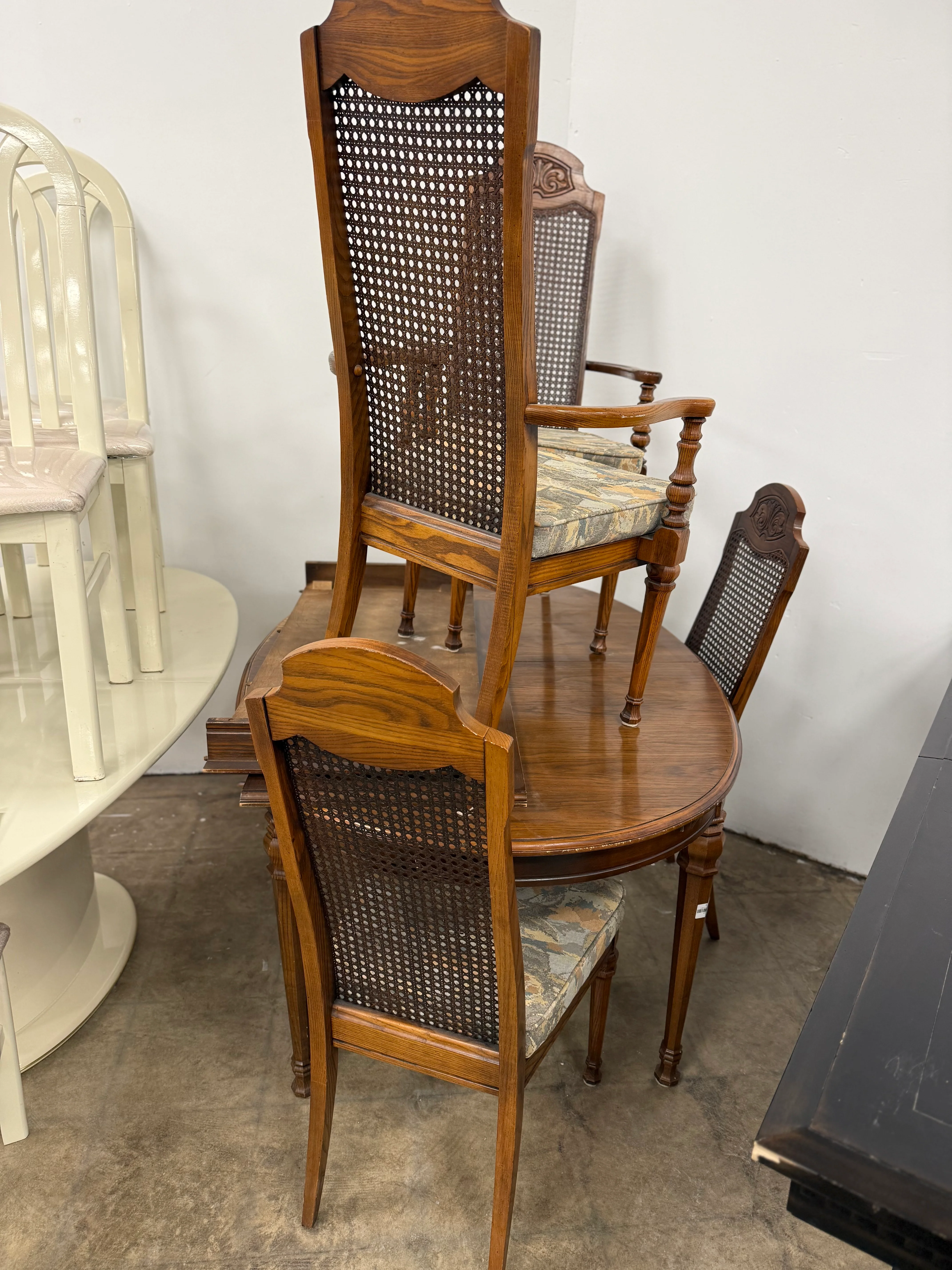 Light Coffee Brown Dining Set - Image 2