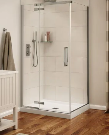 MAAX 42L x 34W x 3H-inch Rectangular Acrylic Shower Base Pan in White - Image 2