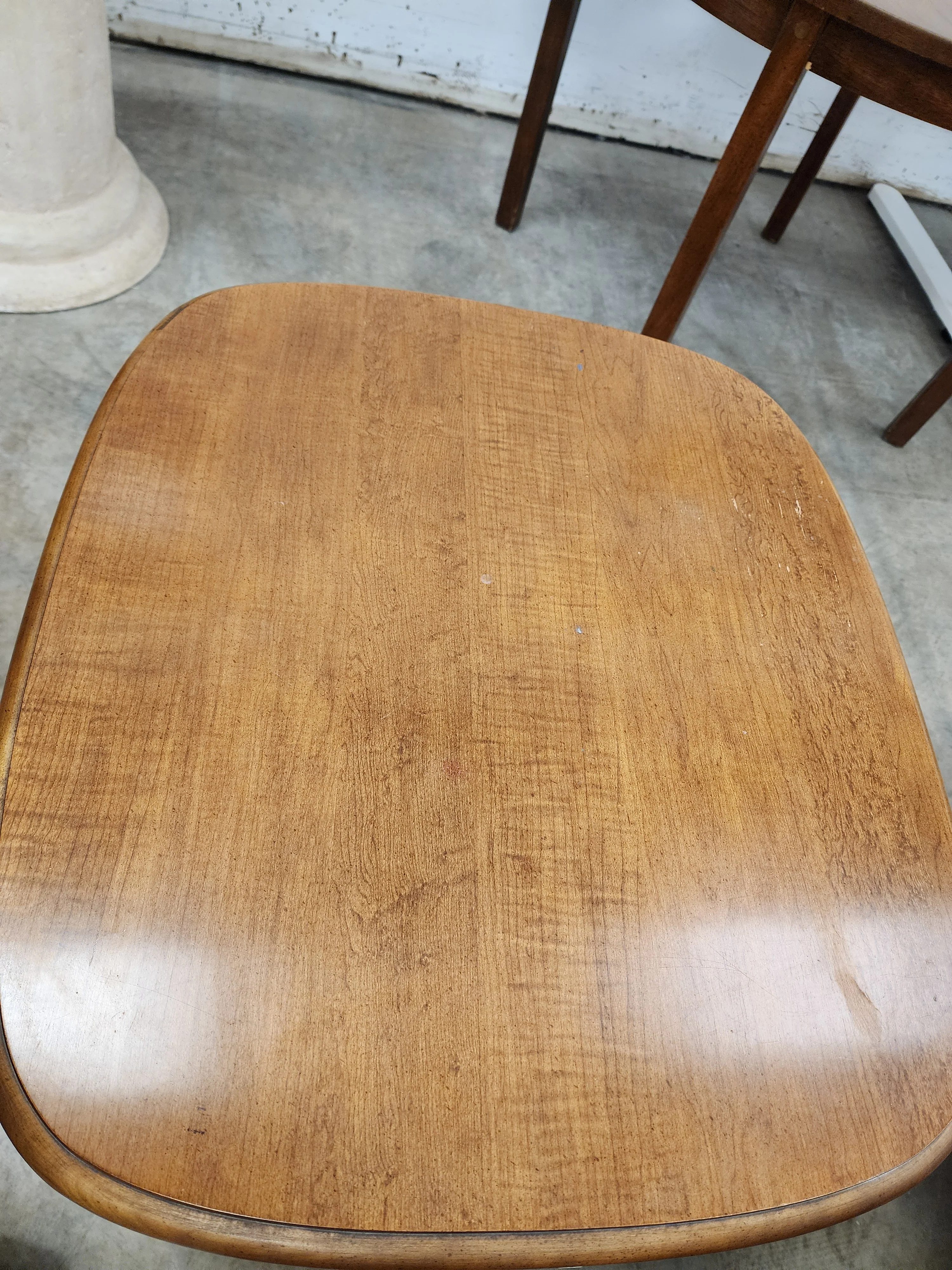 Maple Wooden Side Table with 1 Drawer - Image 3
