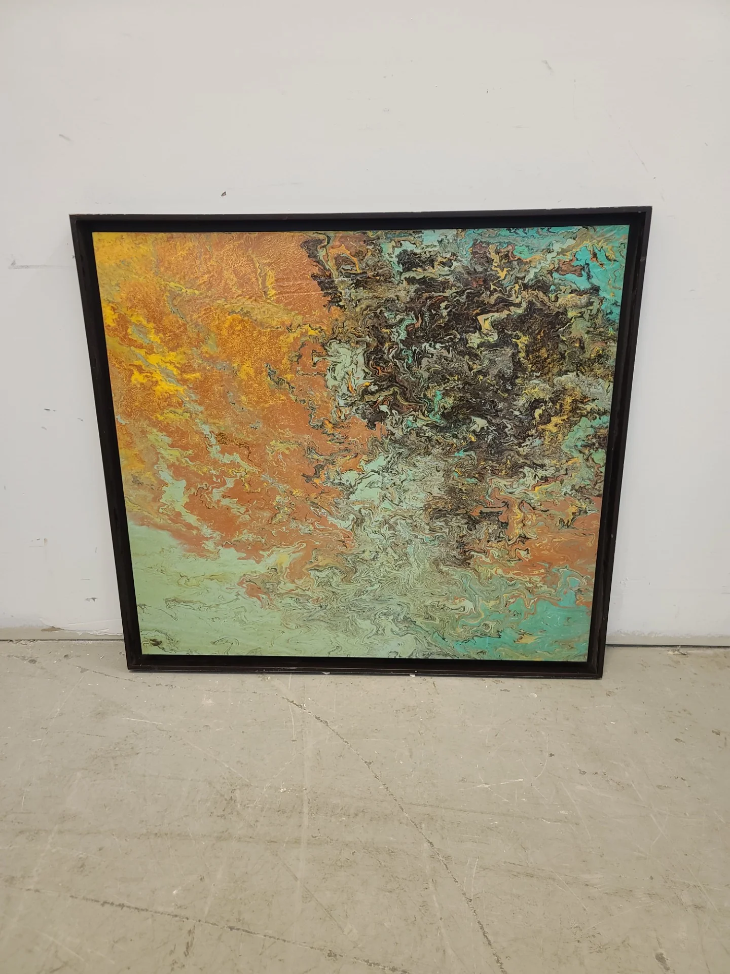 "Oceania" Wood Painting