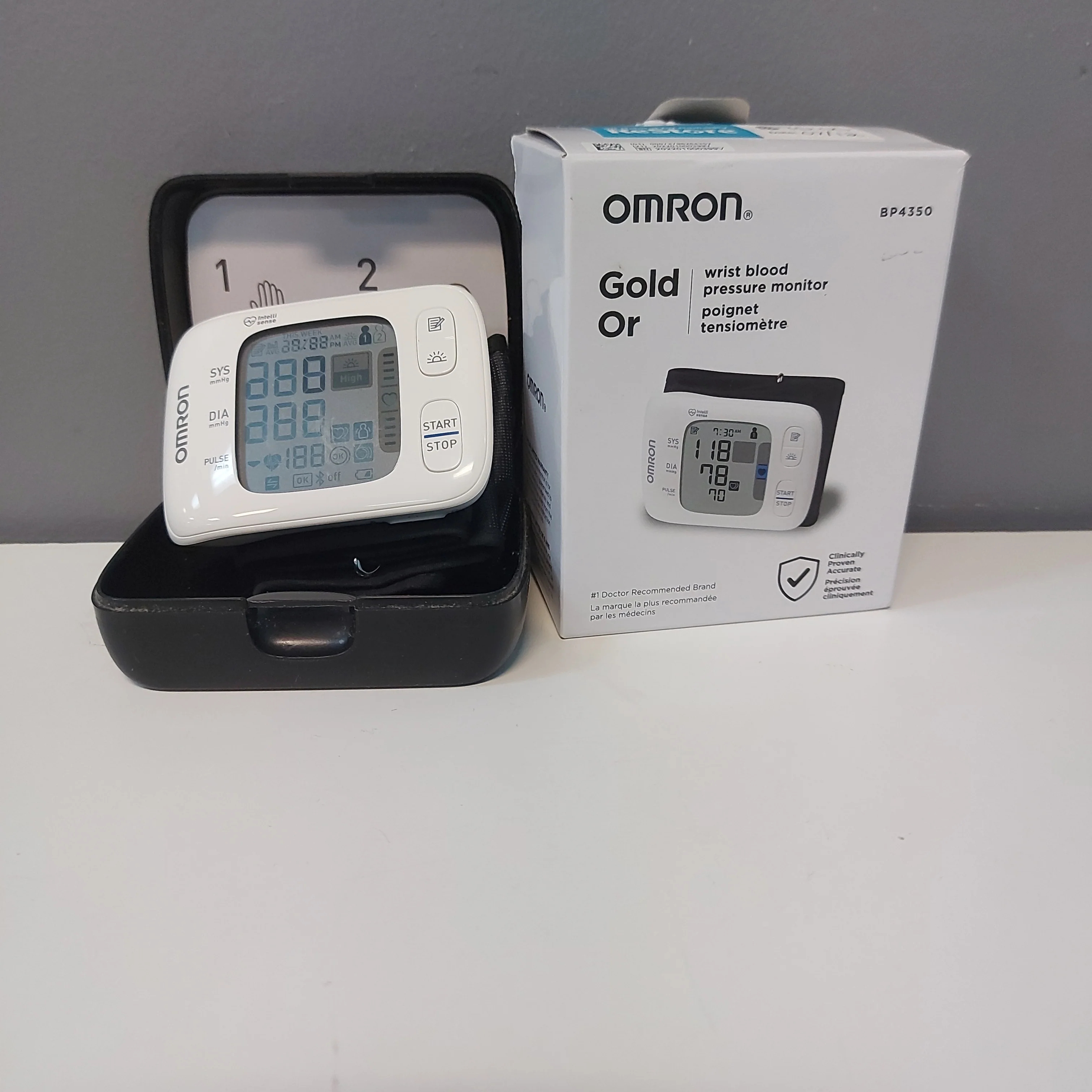 Omron Gold Wrist Blood Pressure Monitor | Bluetooth