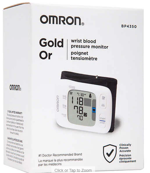Omron Gold Wrist Blood Pressure Monitor | Bluetooth - Image 5