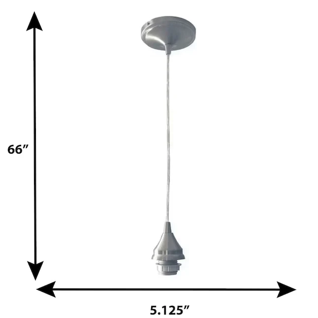 Transitional Cylinder Mini Hanging Pendant Light- Brushed Nickel - Image 3