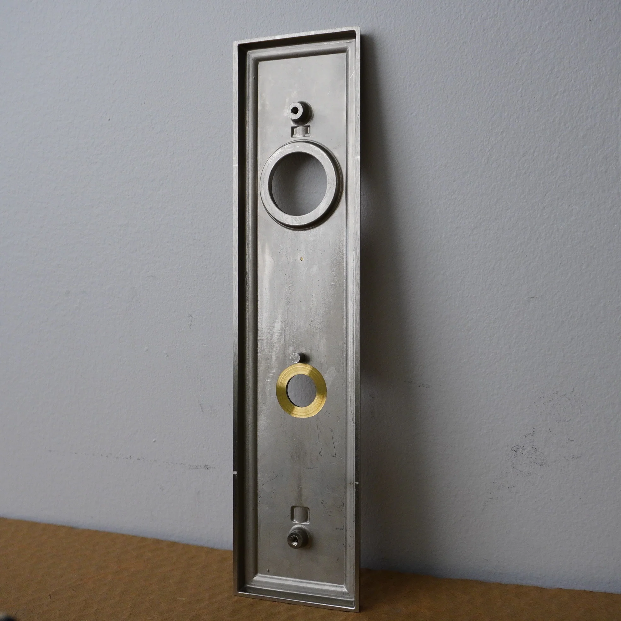 Sargent Door Plate in Satin Nickel, 8525SEMUS15/1 - Image 4