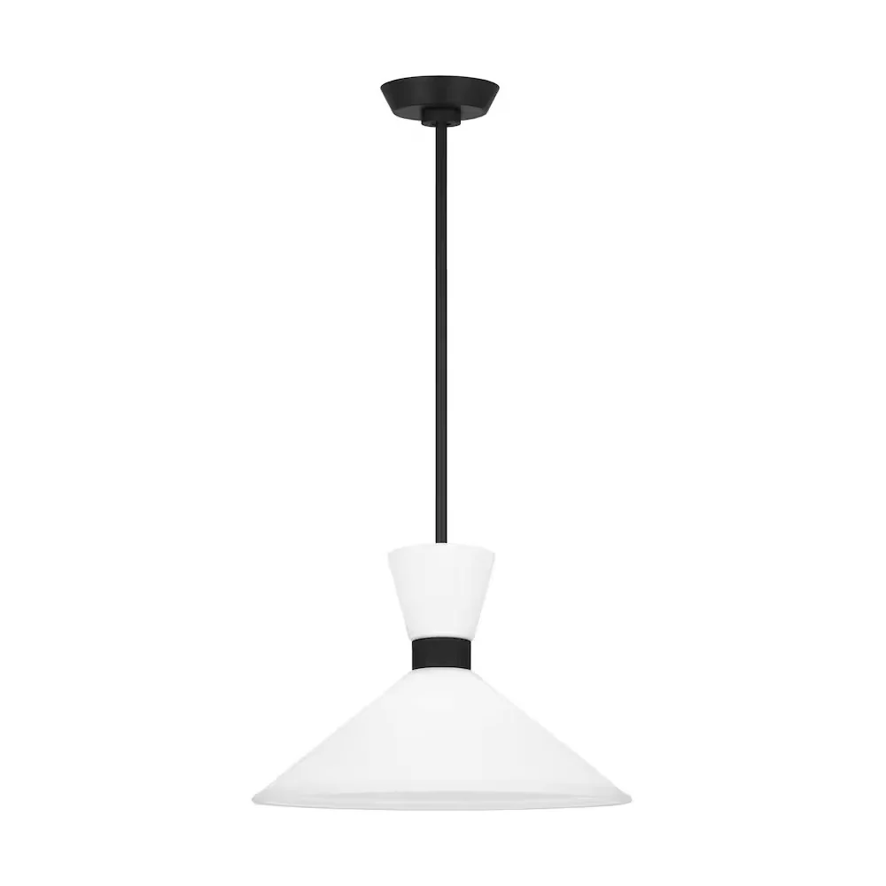 Scott Living Belcarra 1-Light 60 Watt - Midnight Black Pendant - Image 3