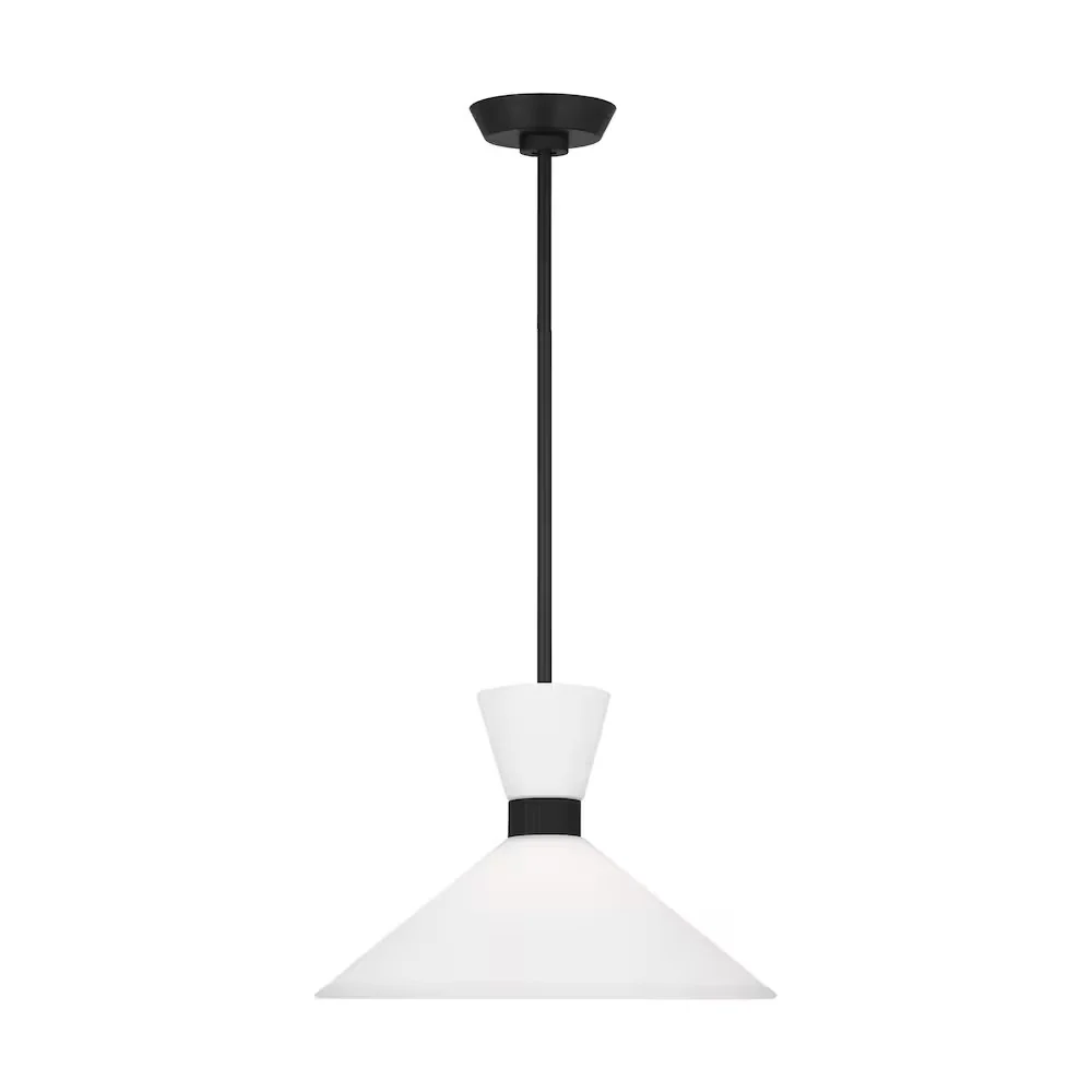 Scott Living Belcarra 1-Light 60 Watt - Midnight Black Pendant - Image 4