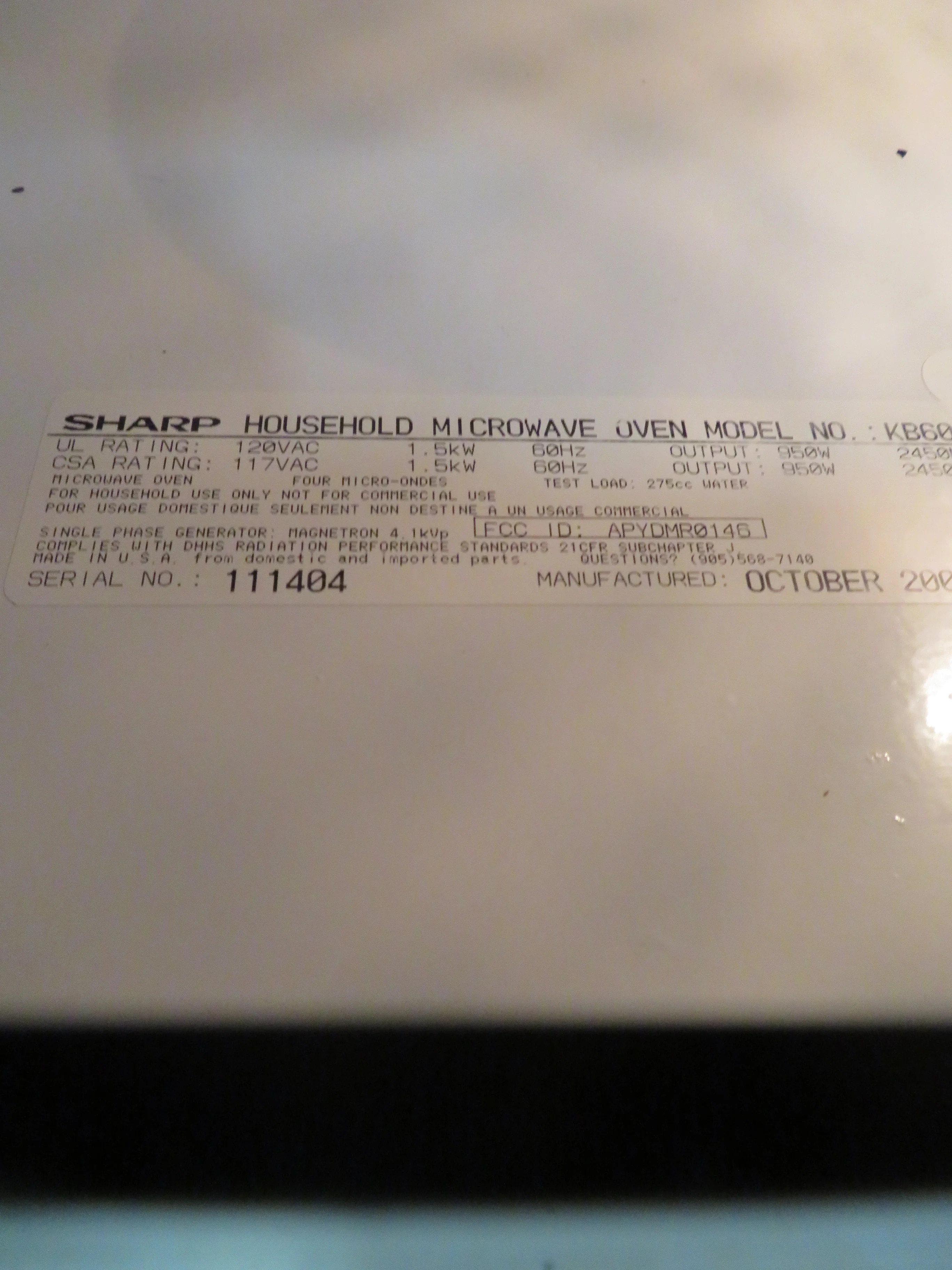 Sharp Drawer Microwave - 24" - Image 9