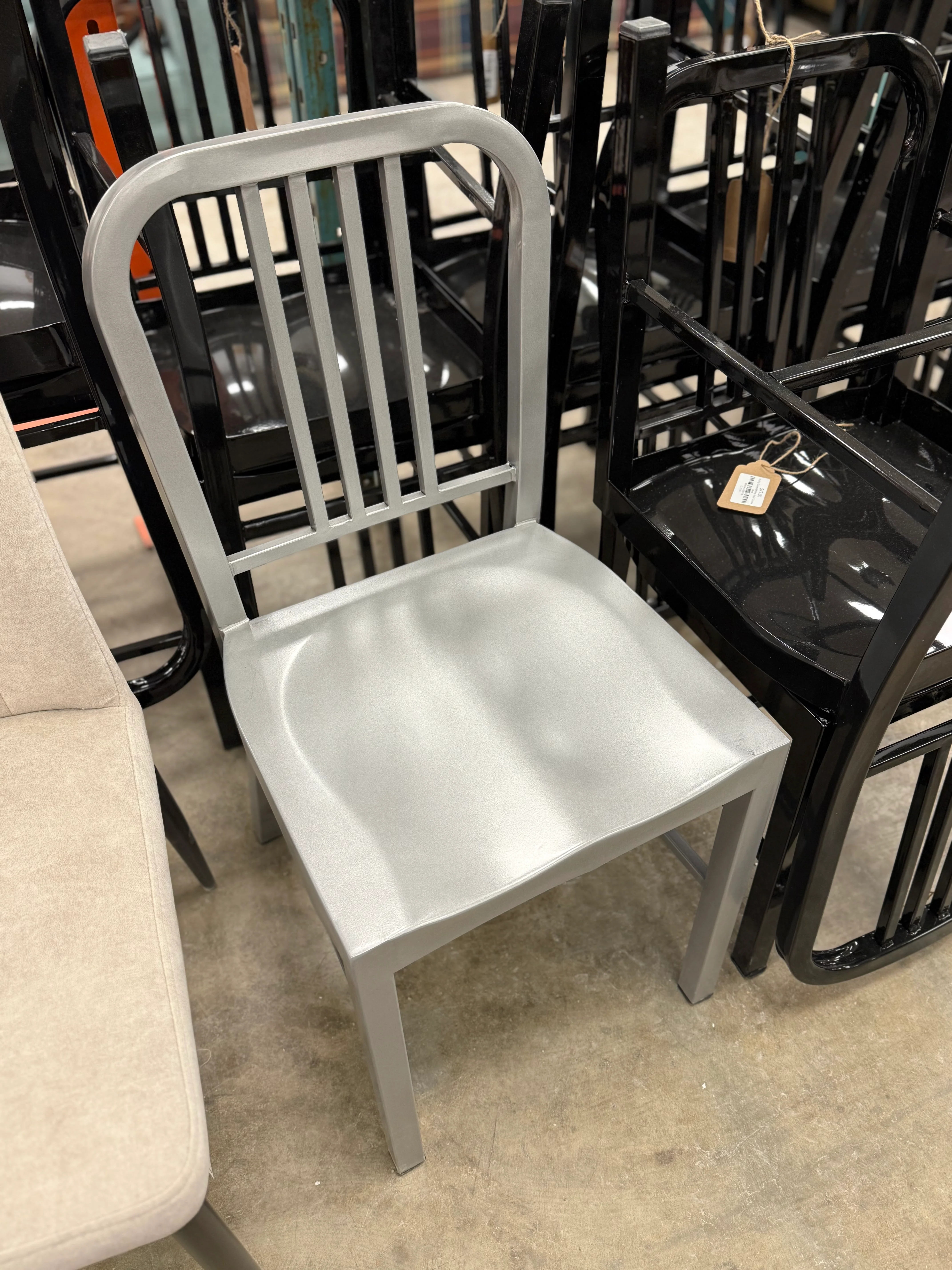 Silver Kipling Gunmetal Chair - Image 2