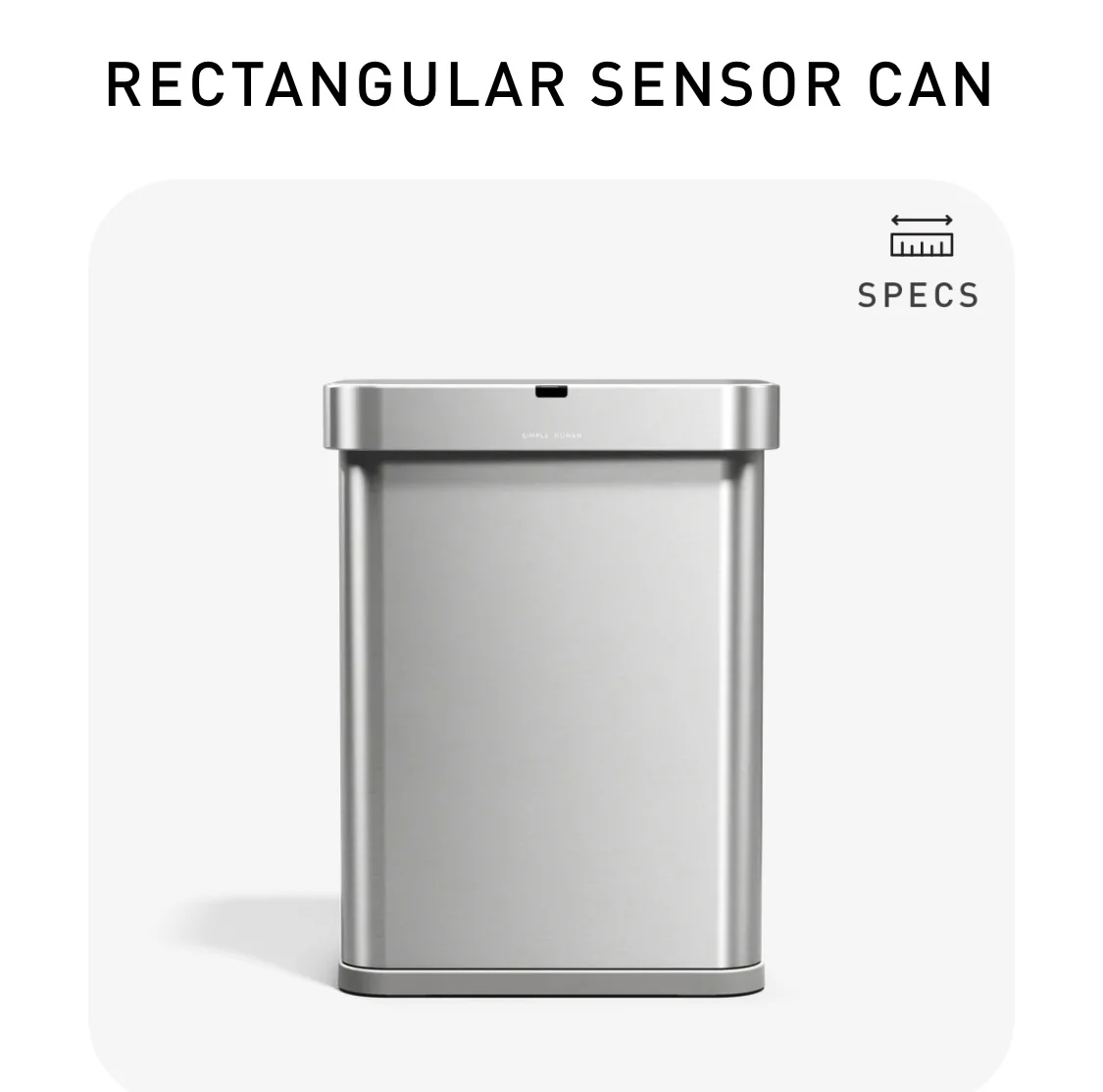 Simplehuman Sensor Can 58L