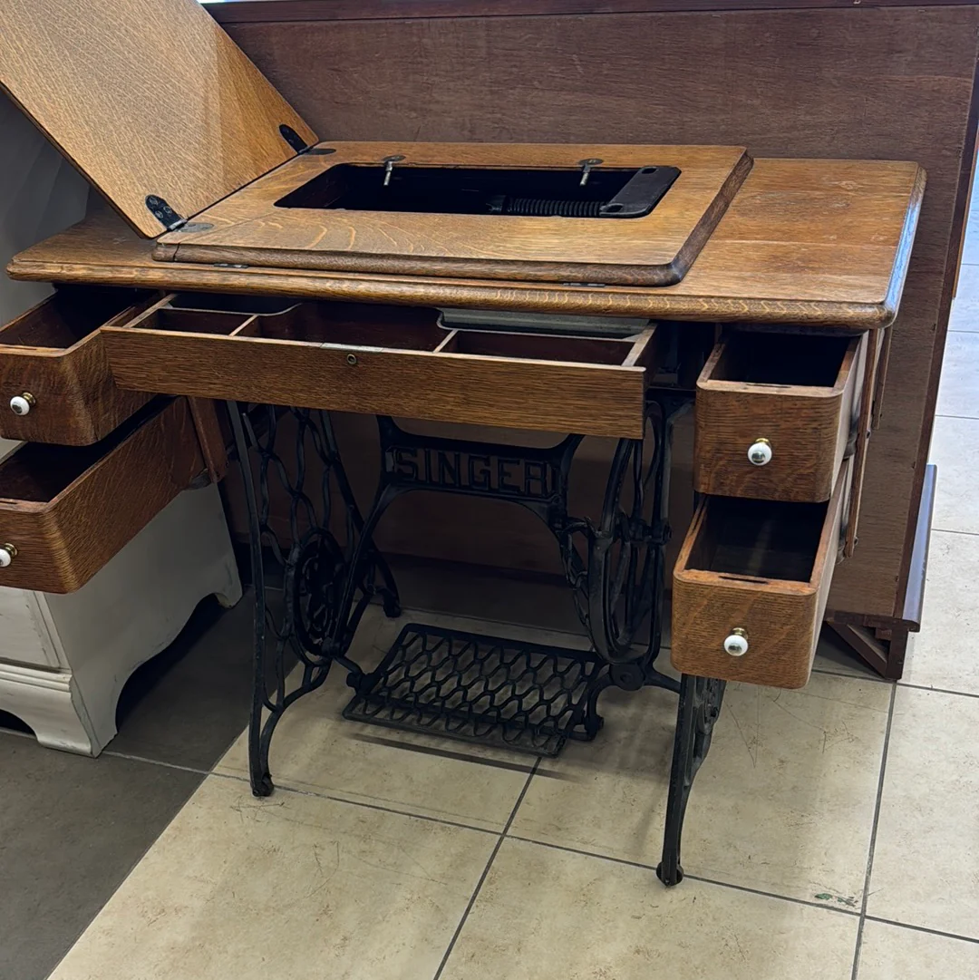 Singer Antique Sewing Table - Image 3