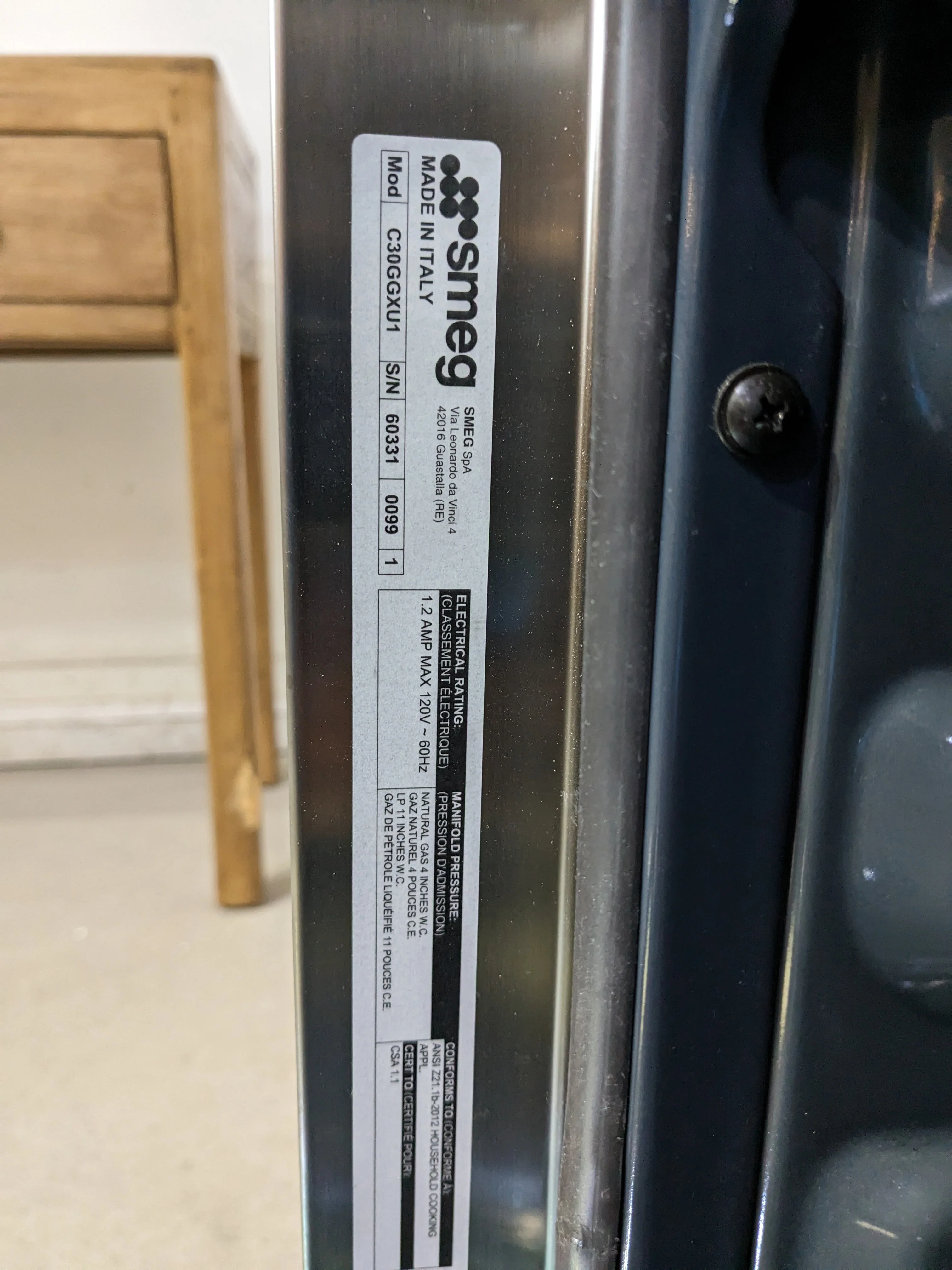 Smeg C30GGXU1 30 Inch Gas Range - Image 4