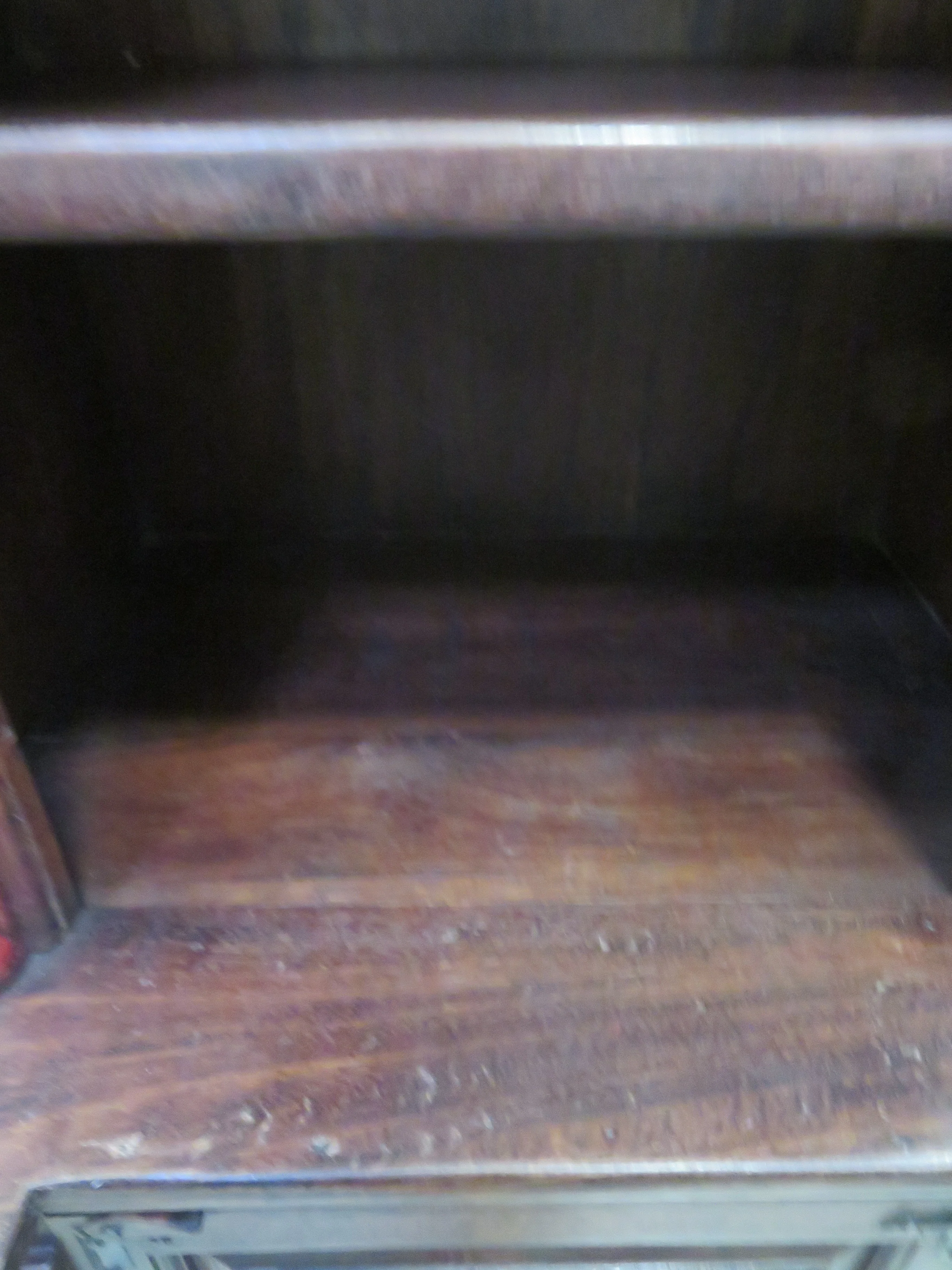 Vintage Solid Rosewood Book Shelf - Image 3