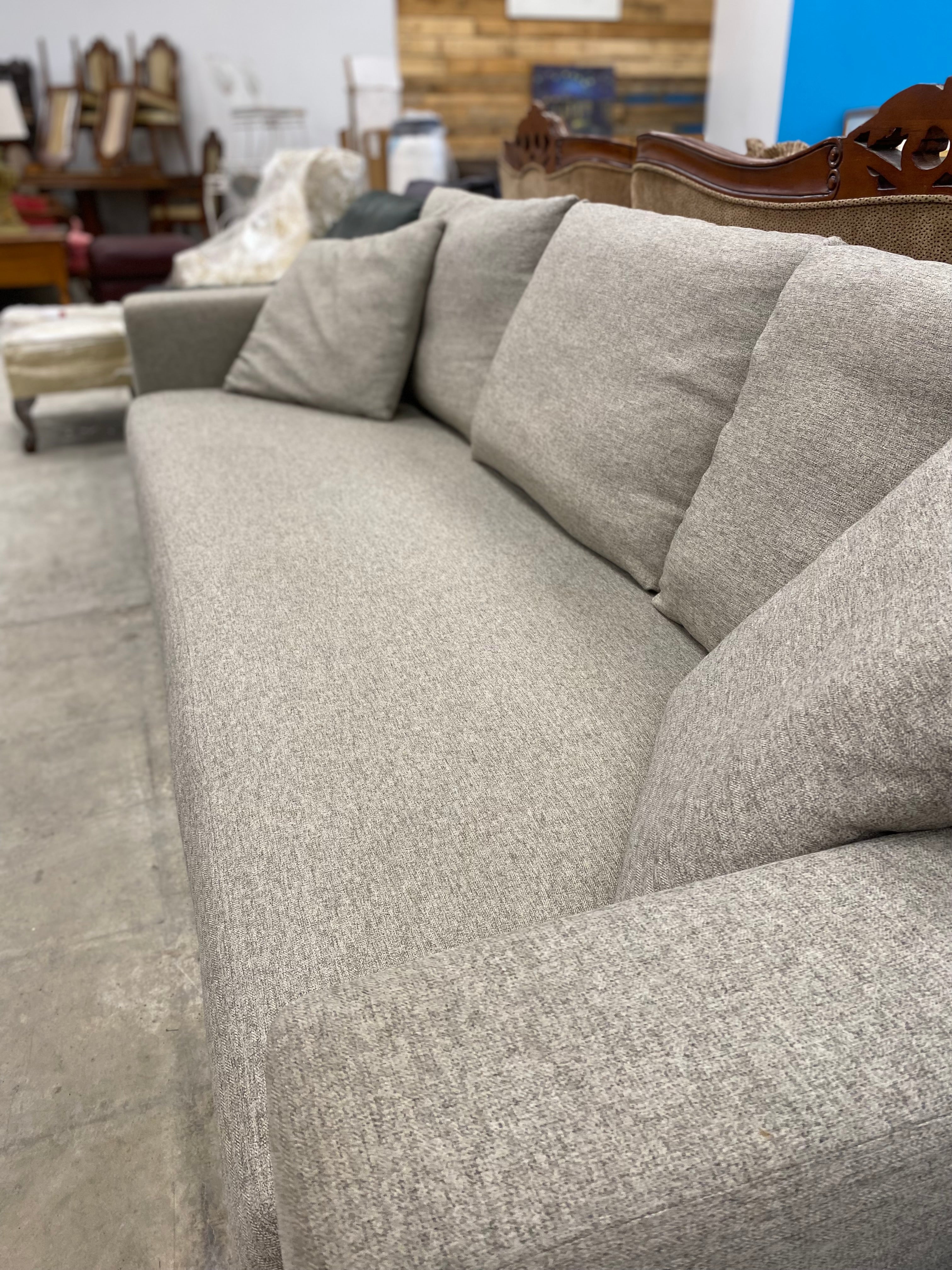 Stone Grey gresham house Long Sofa - Image 5