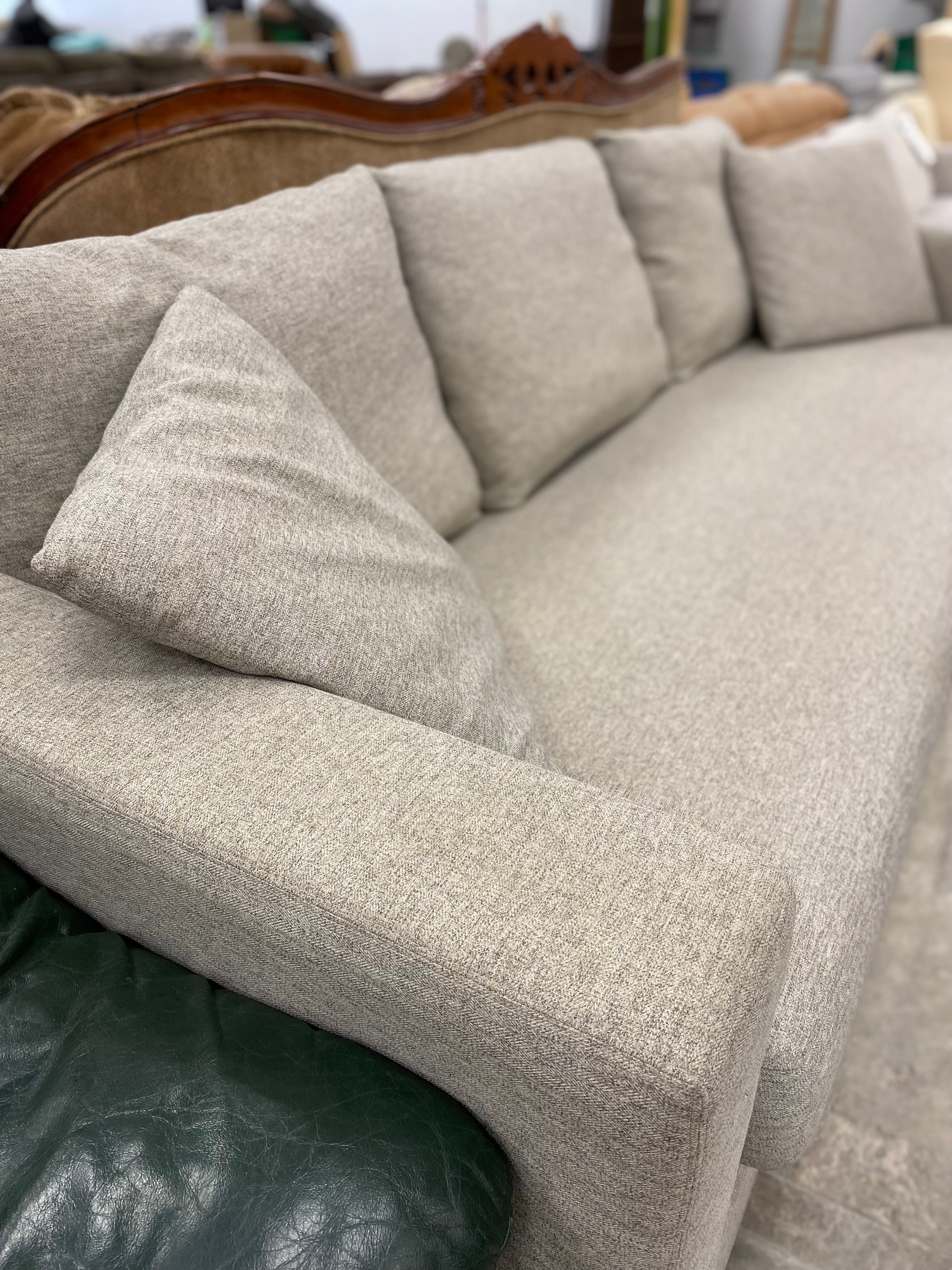 Stone Grey gresham house Long Sofa - Image 6