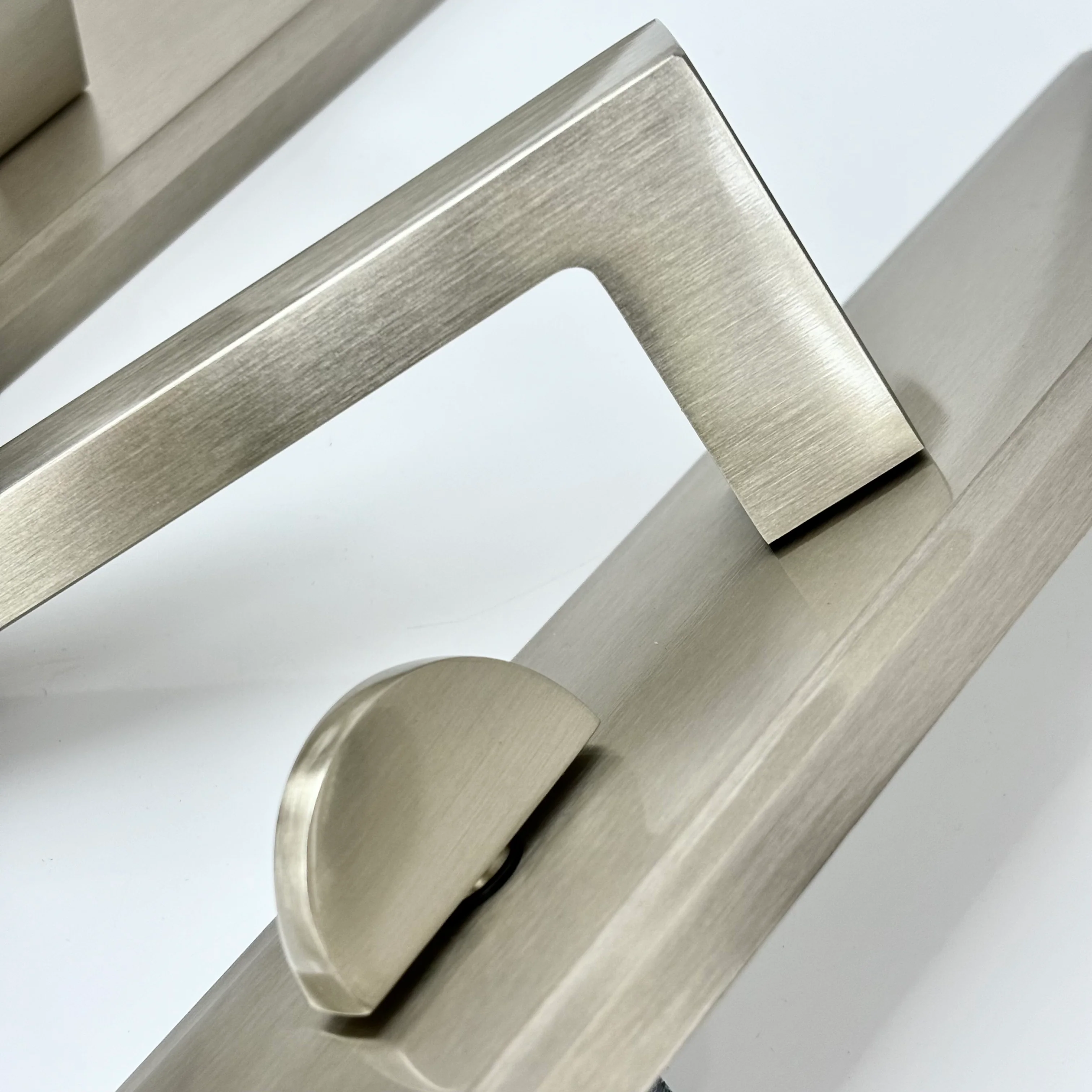 Tampa Entry Lockset Trim with Rectangular Escutcheon – Satin Nickel - Image 4