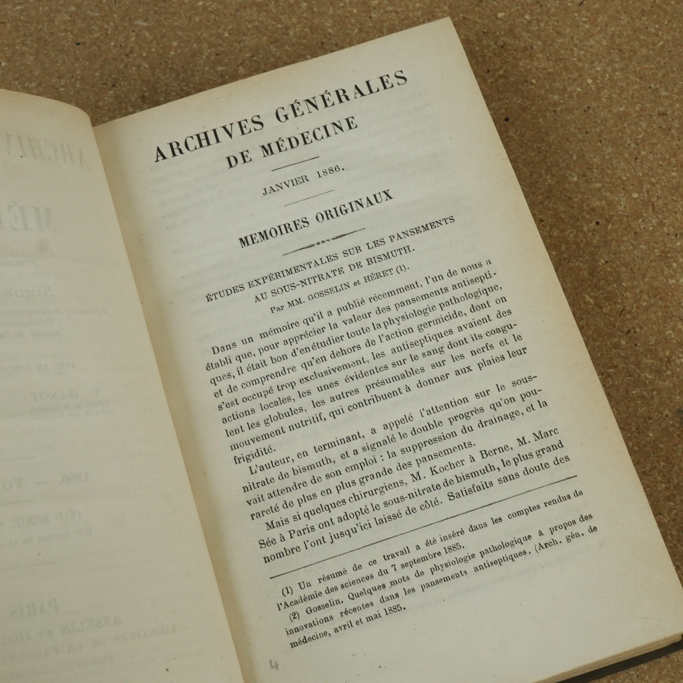 The Archives Générales de Médecine Serie 7 Vol 17 by Simon Duplay 1886 - Image 5