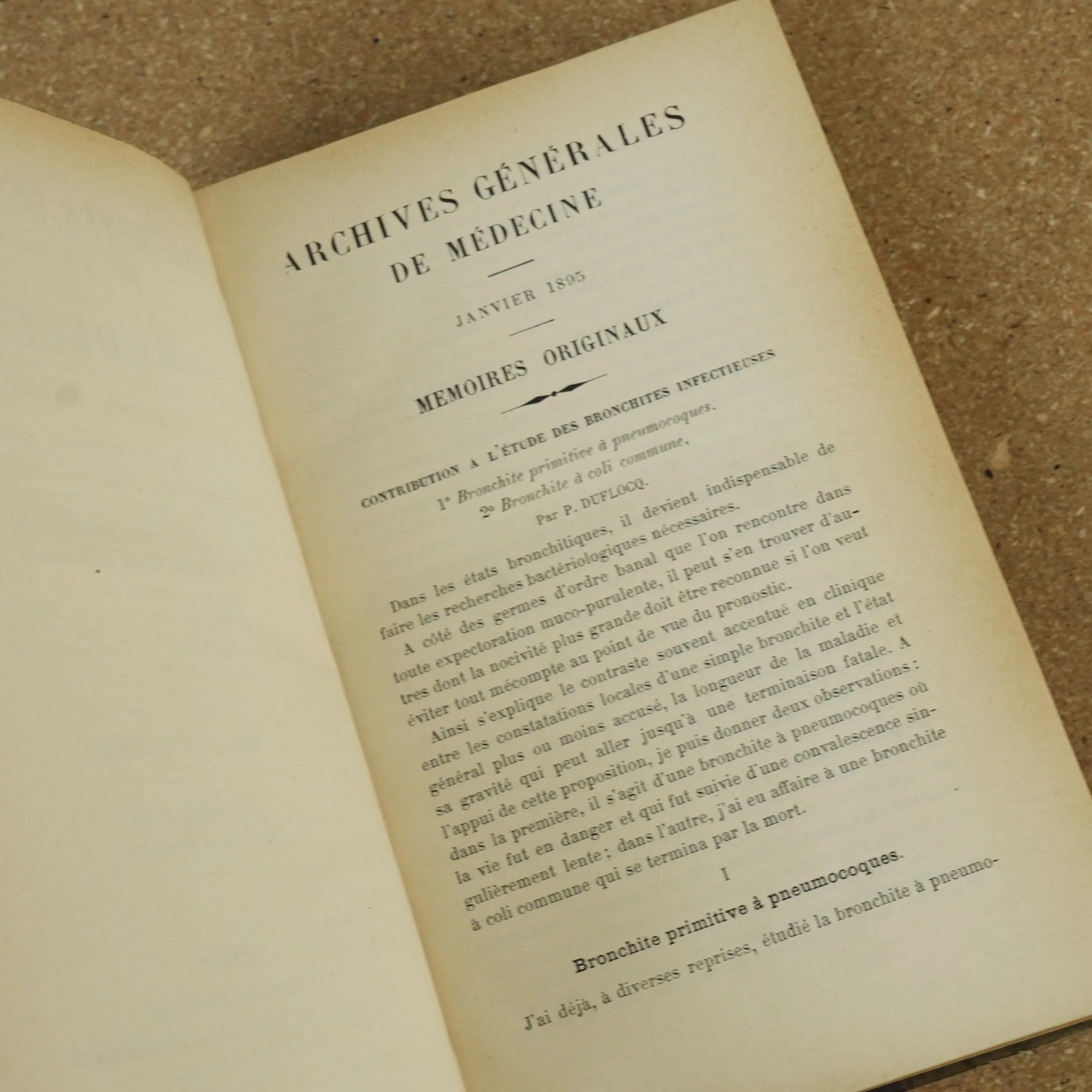 The Archives Générales de Médecine Serie 8 Vol 3 by Simon Duplay 1895 - Image 4