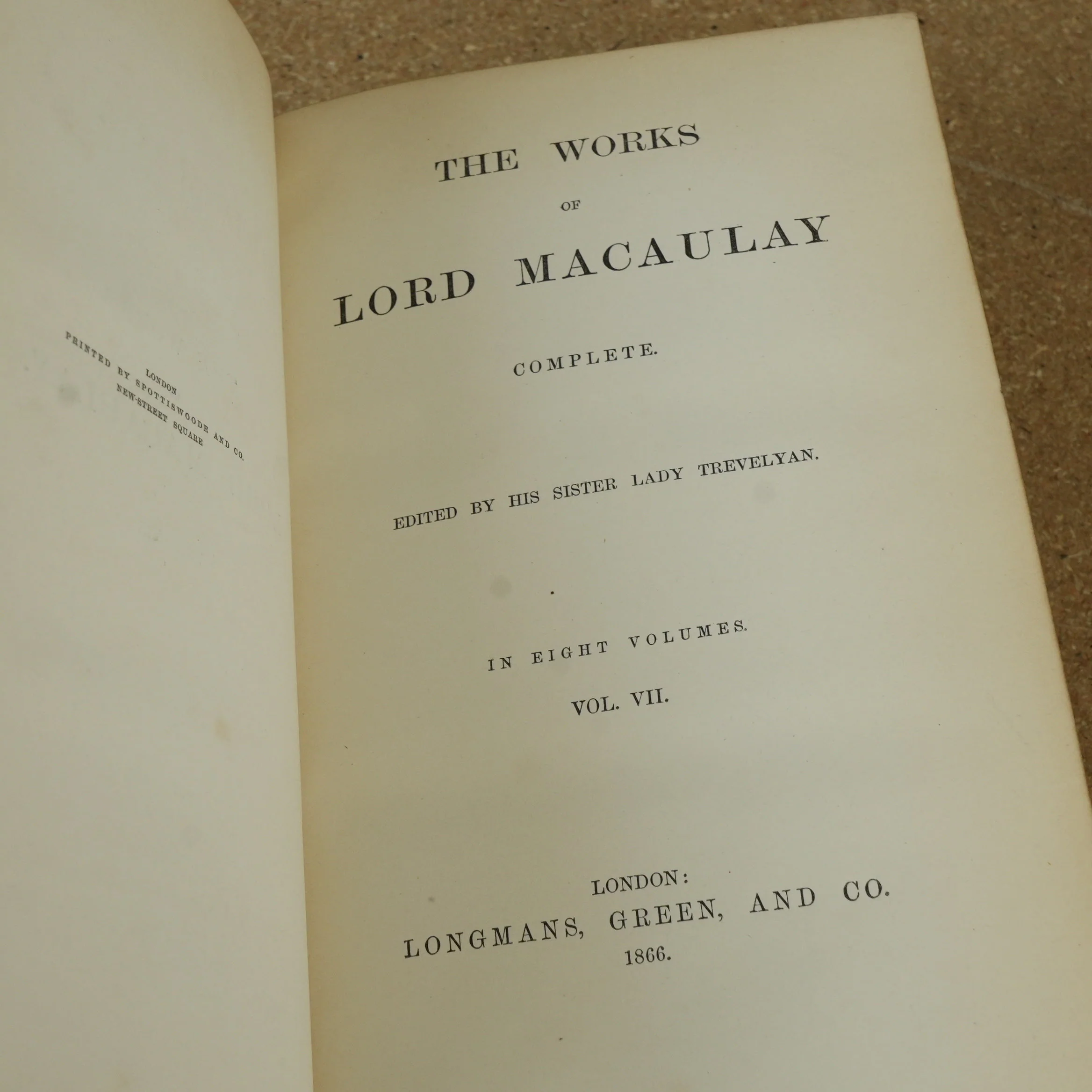 The Works of Lord Macaulay Vol 7 1866 - Image 2