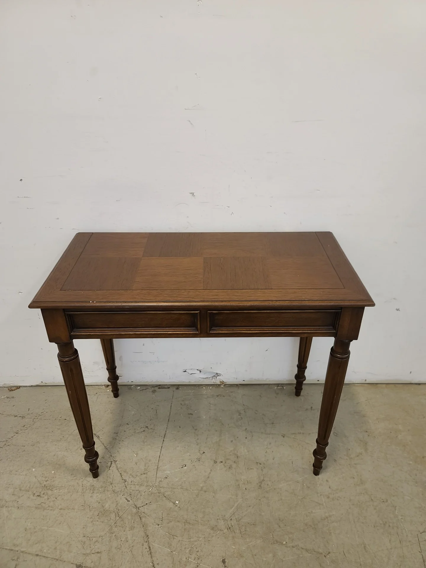 Vintage Solid Wood Drop-Leaf Dining Table #MR1 - Image 3
